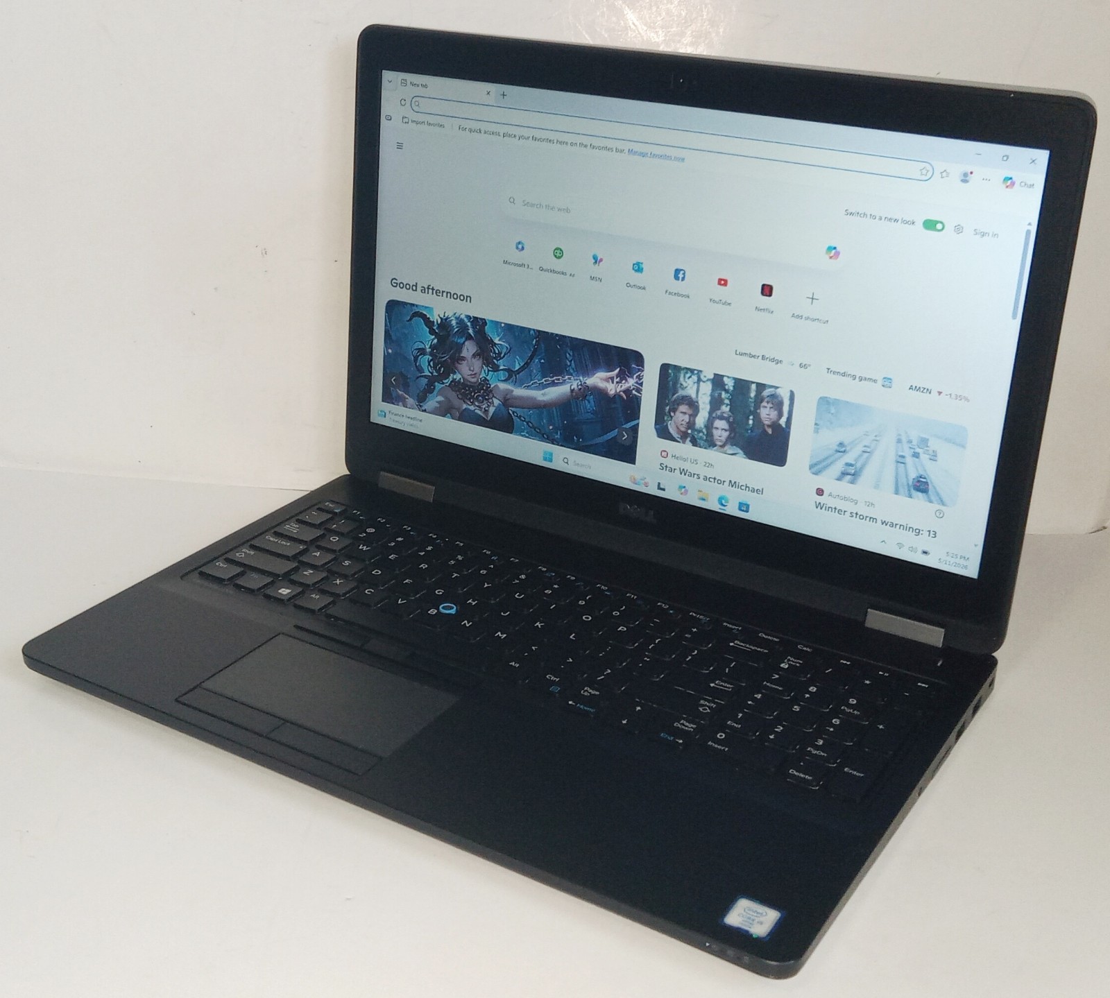 Dell Latitude E5570 i5-6300U 2.40GHz 8GB RAM 128GB SSD Webcam Backlit Win 11 Pro