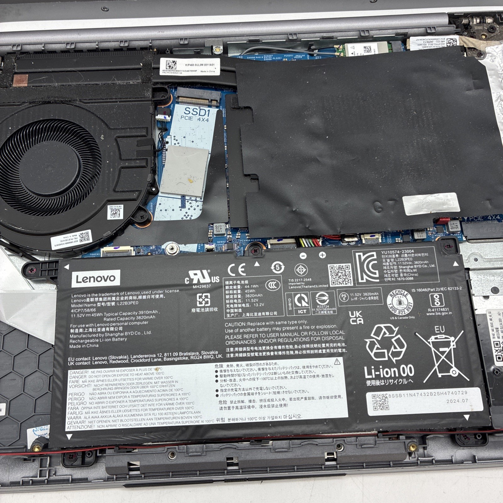 Lenovo Thinkbook 14 G7 Arp 14”Laptop Ryzen 7 7000 Series “NO POWER” (L91)