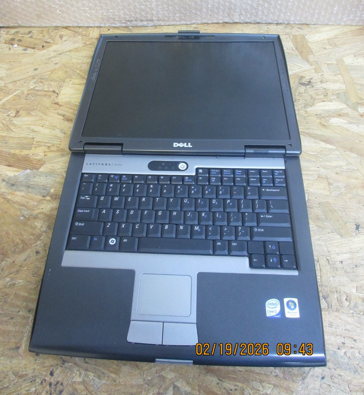 Dell Latitude D530 14″ INTEL CORE 2 /1GB RAM/80GB HDD/NO OS LAPTOP.