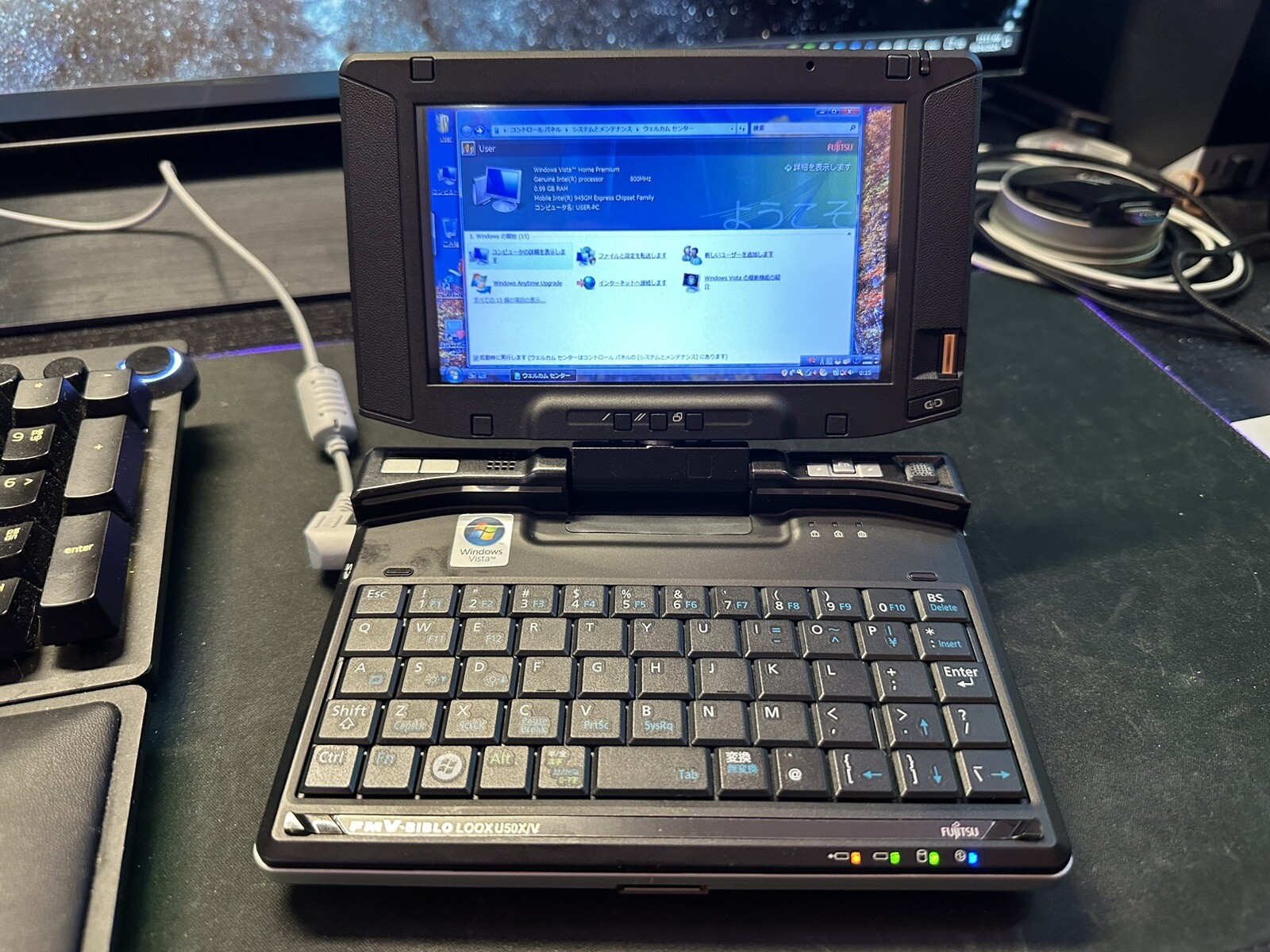 [Collectable] Fujitsu LOOX U50X/V UMPC A110/1GB/128GB SSD Mod/ VISTA Like New