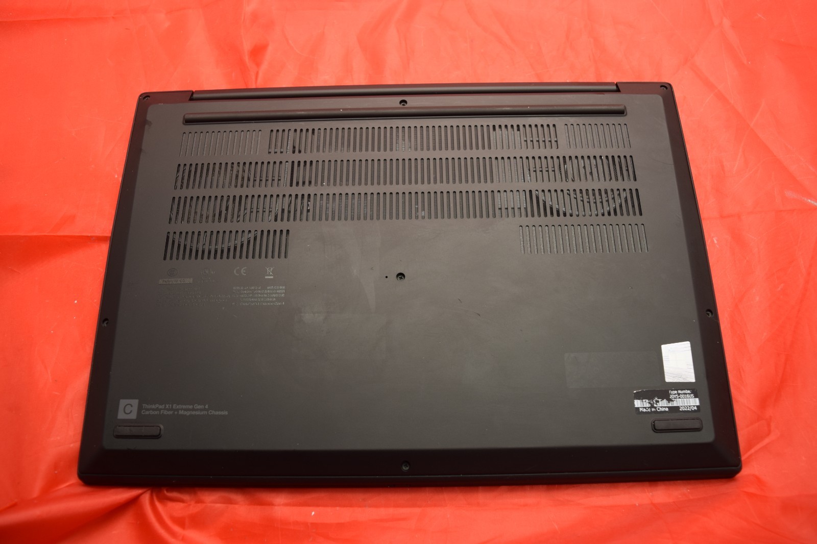 Lenovo ThinkPad X1 Extreme Gen 4 16 UHD+ i7-11800H 2.30GHz 32GB 512GB RTX 3060