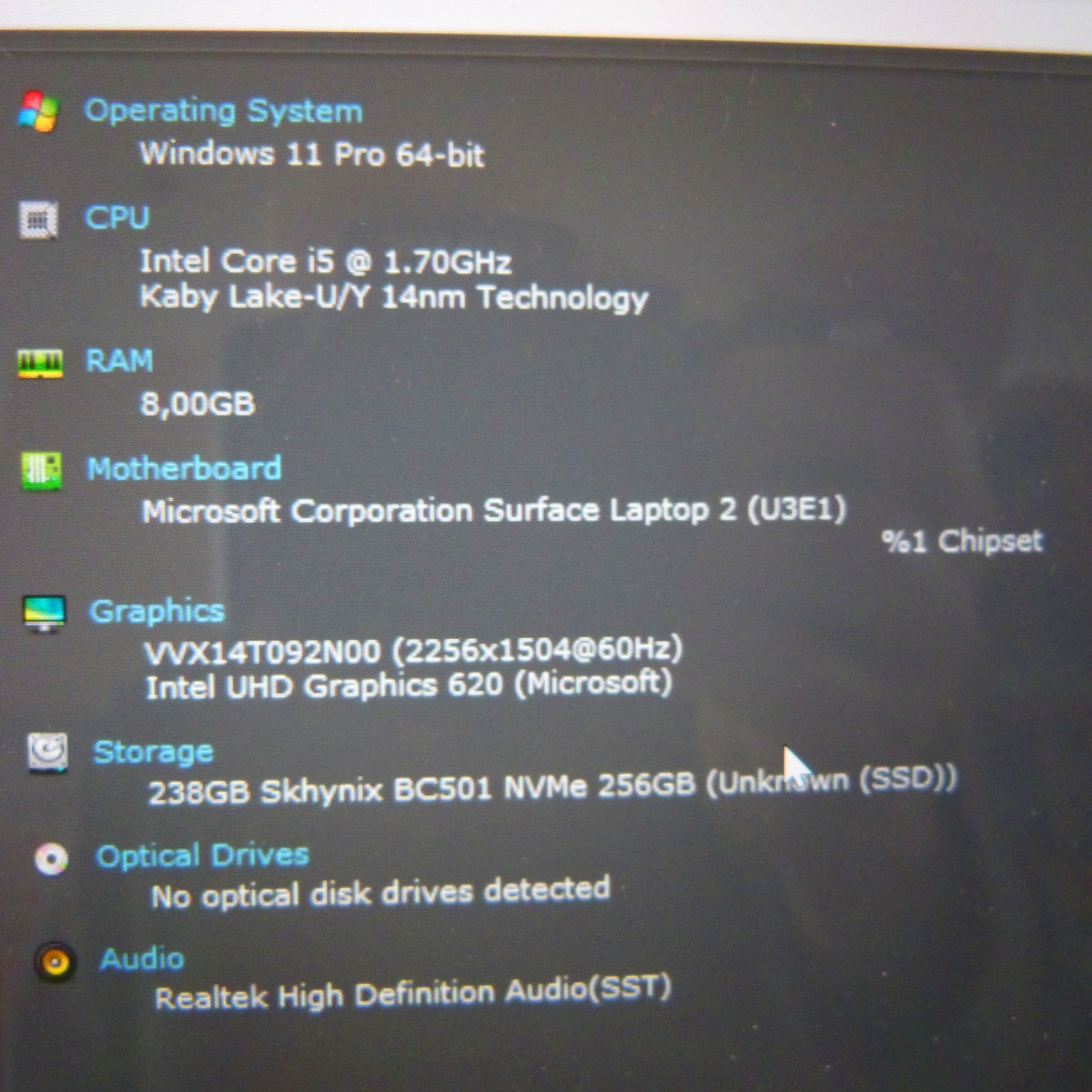 XL LOT MS Surface Laptop 2 POWER 13″ 2K TOUCH l SSD Windows 11 8GEN Core i5