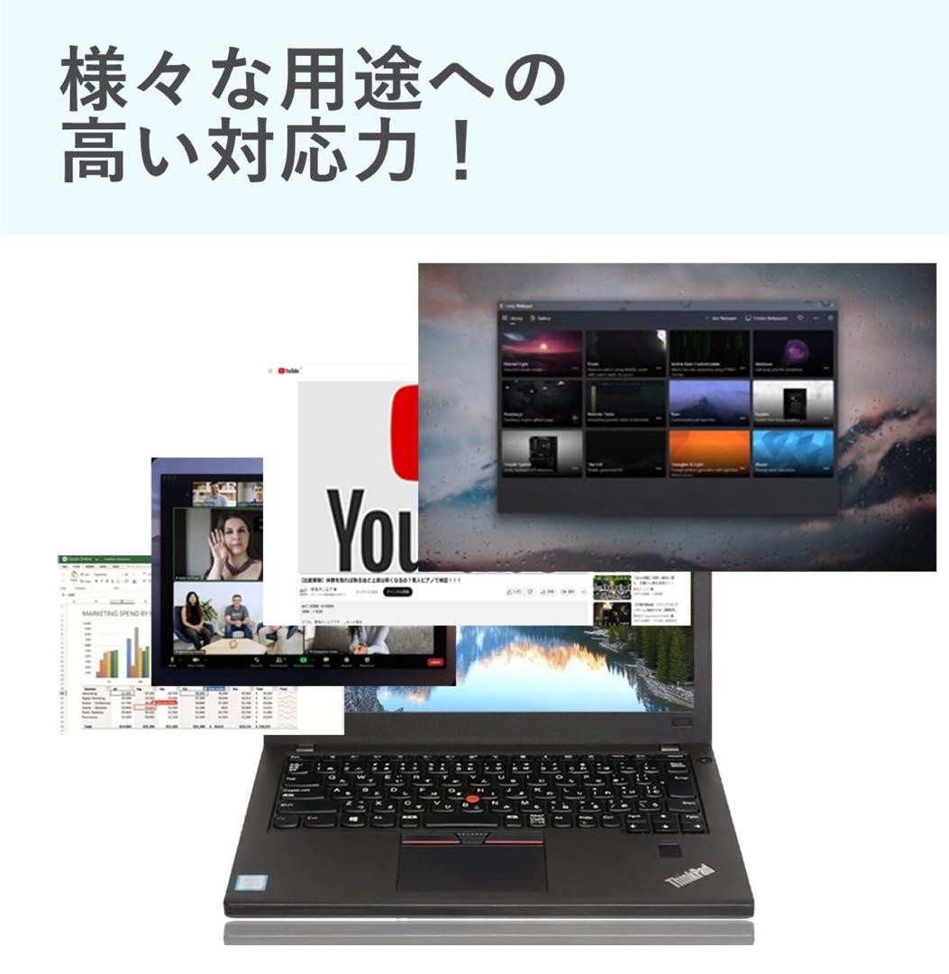 Lenovo ThinkPad X270 12.5″ Laptop Core i5 7th Gen 8GB 256GB SSD Win 10 Pro