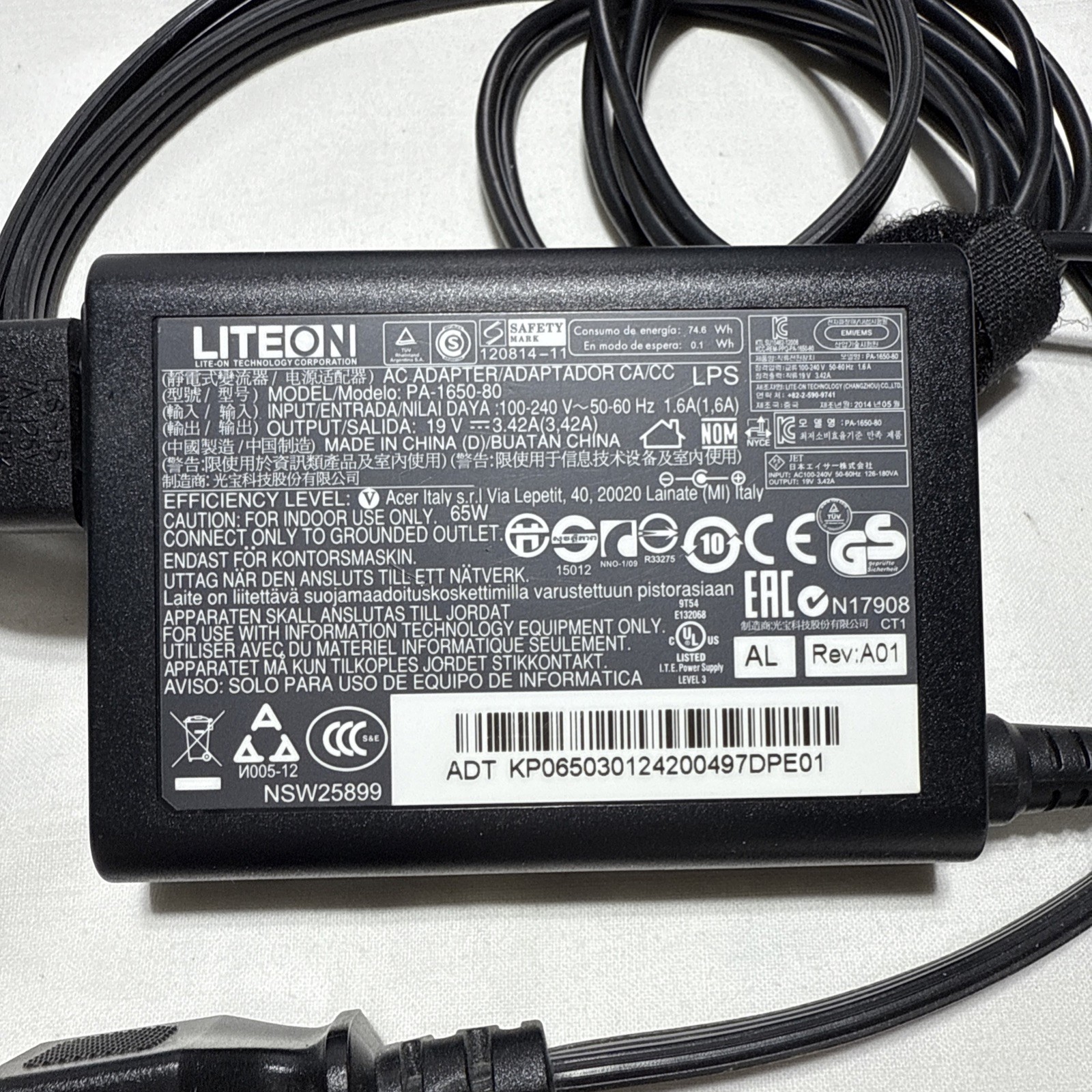 Acer Chromebook Model ZHN FOR PARTS NOT TESTED SELLING Does Not Turn On – AS IS