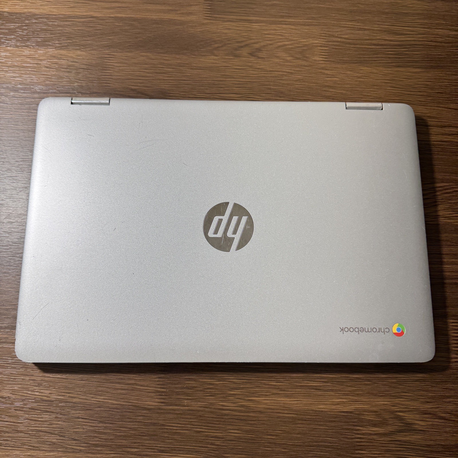 HP Chromebook Silver Laptop ONLY Broken Locked for Parts Not Working