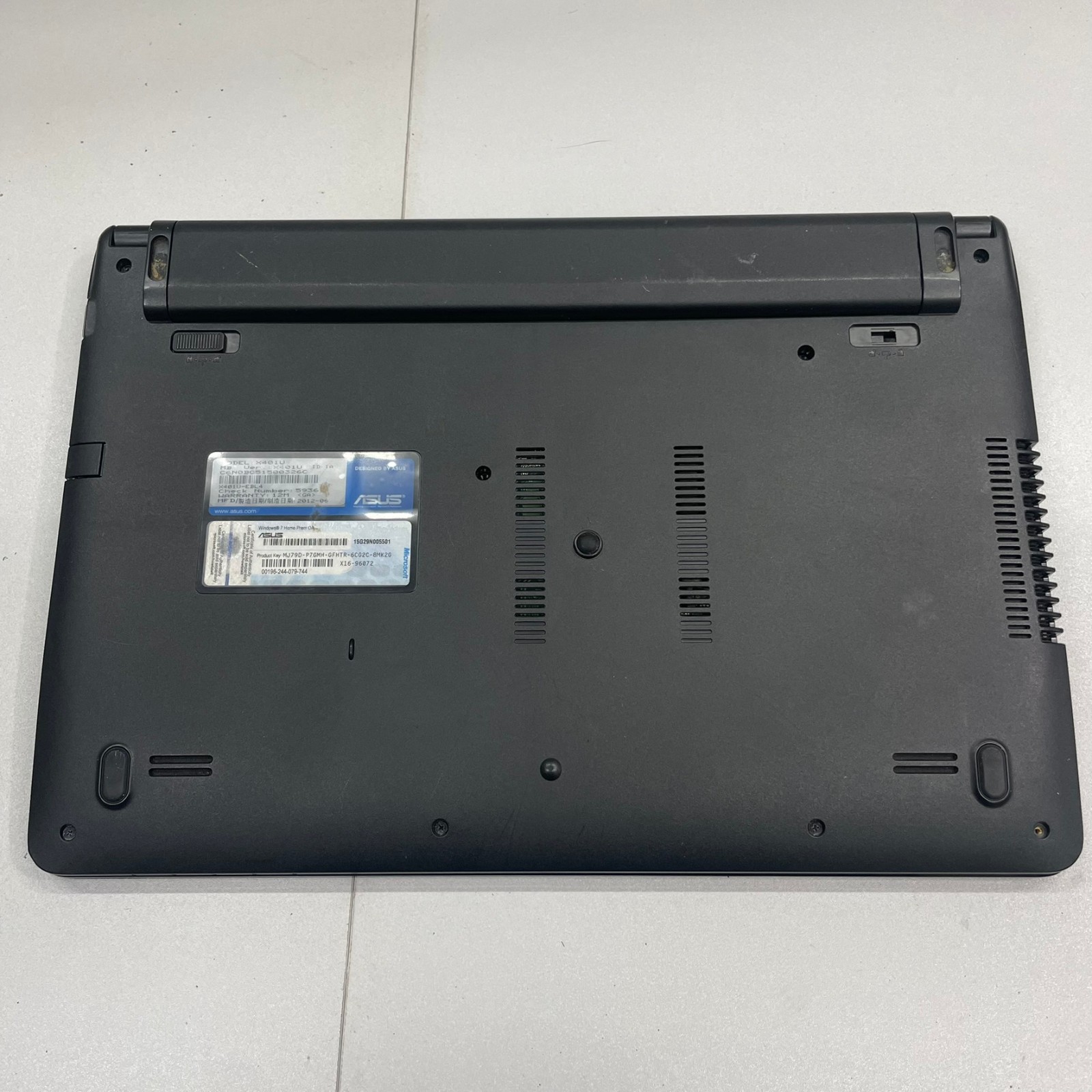 Asus X401U Laptop AMD E1-1200 1.4GHz 4GB RAM 300GB HDD Windows 7 – Webcam – Good