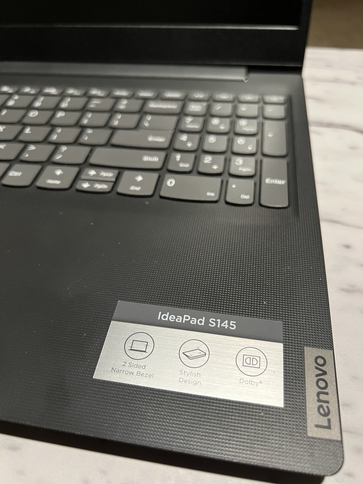 Lenovo Ideapad S145 15.6”HD Laptop 2.3GHz 8GB DDR4 500GB HDD