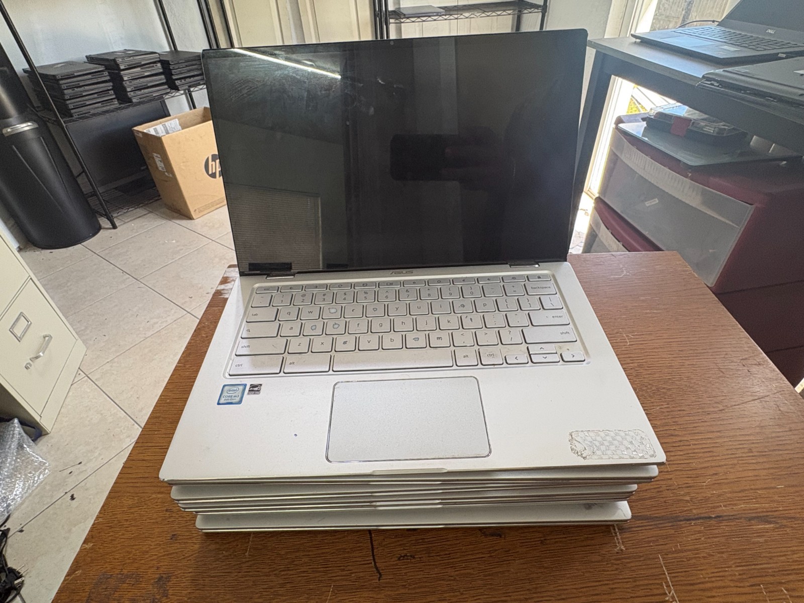 LOT 6X ASUS Chromebook C434T A-DSM4T 14″ Touchscreen 2in1. Core m3 “PARTS ONLY”