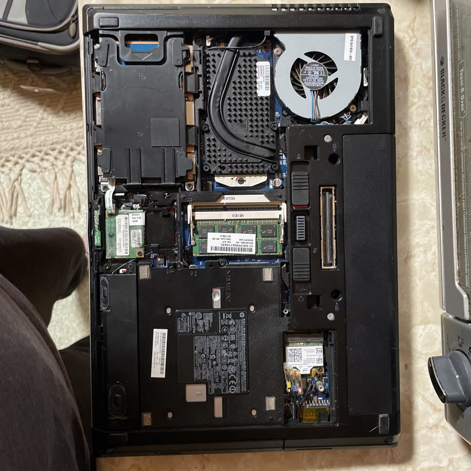 hp delphi D40 elitebook 8460p Intel Corei5 vPro laptop parts