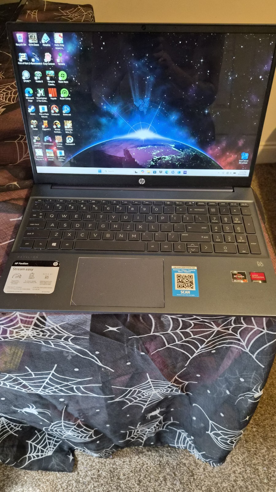 HP Pavilion 15.6″ Laptop Ryzen 7 5000 AMD Radeon Graphics Windows 11