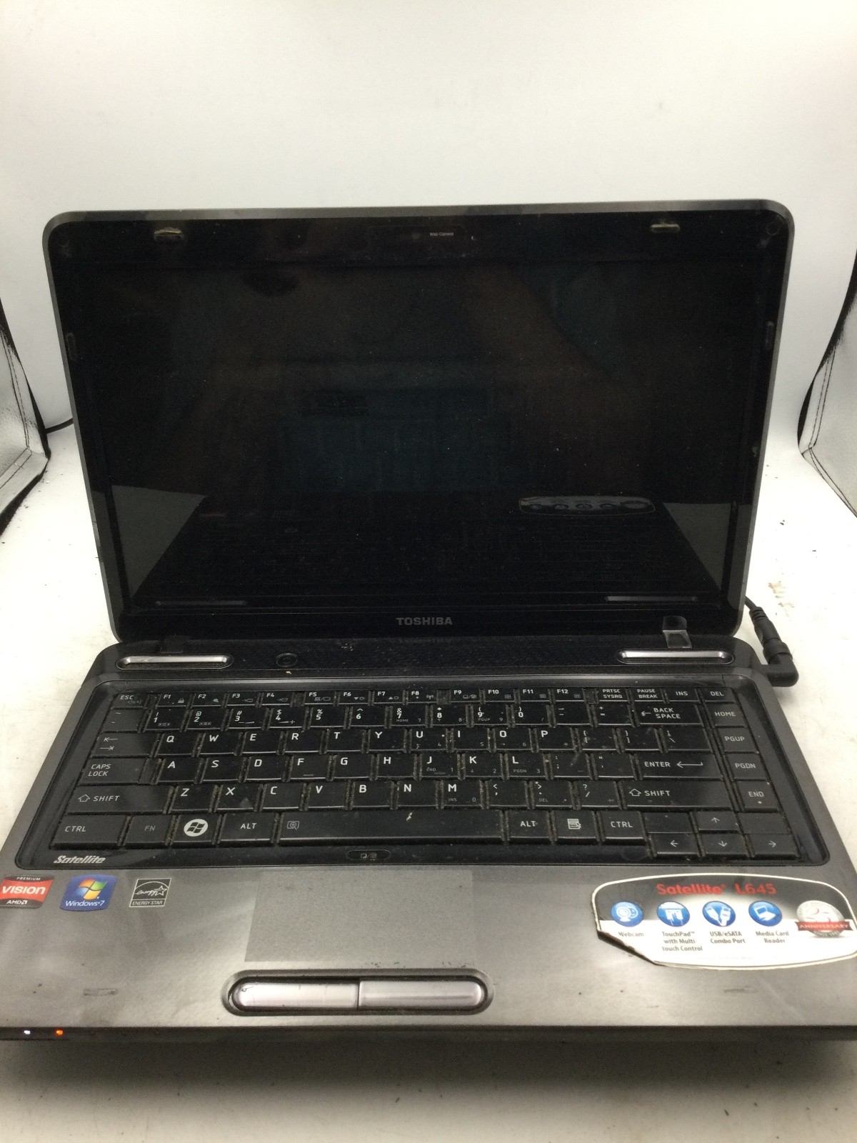 TOSHIBA SATELLITE L645D S4056 – FOR PARTS – AMD TURION II – 4GB RAM – READ – BB