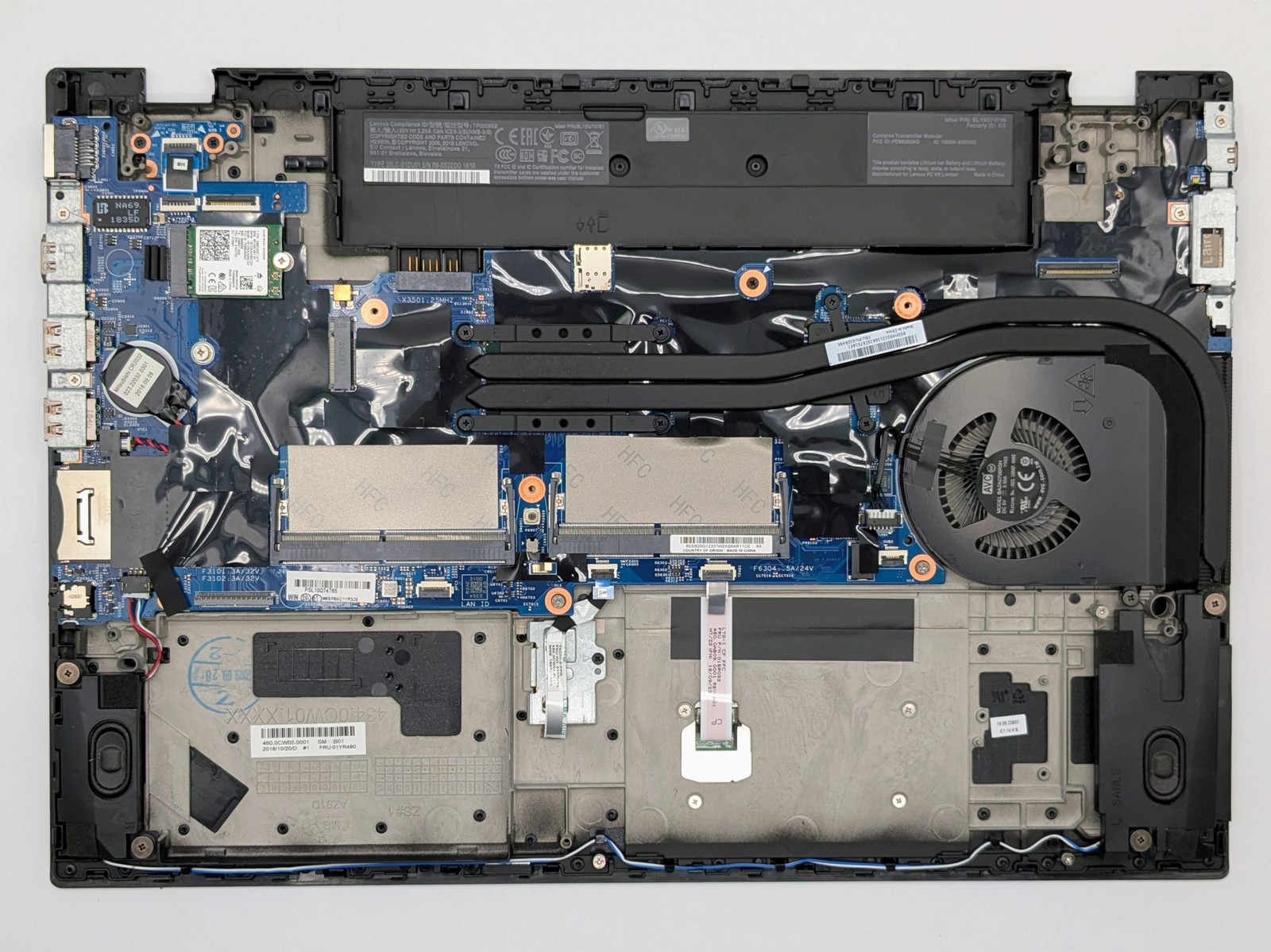 Lenovo ThinkPad P52s 15.6″ FHD I7-8650U Quadro P500 Backlit FPR Palmrest *READ*