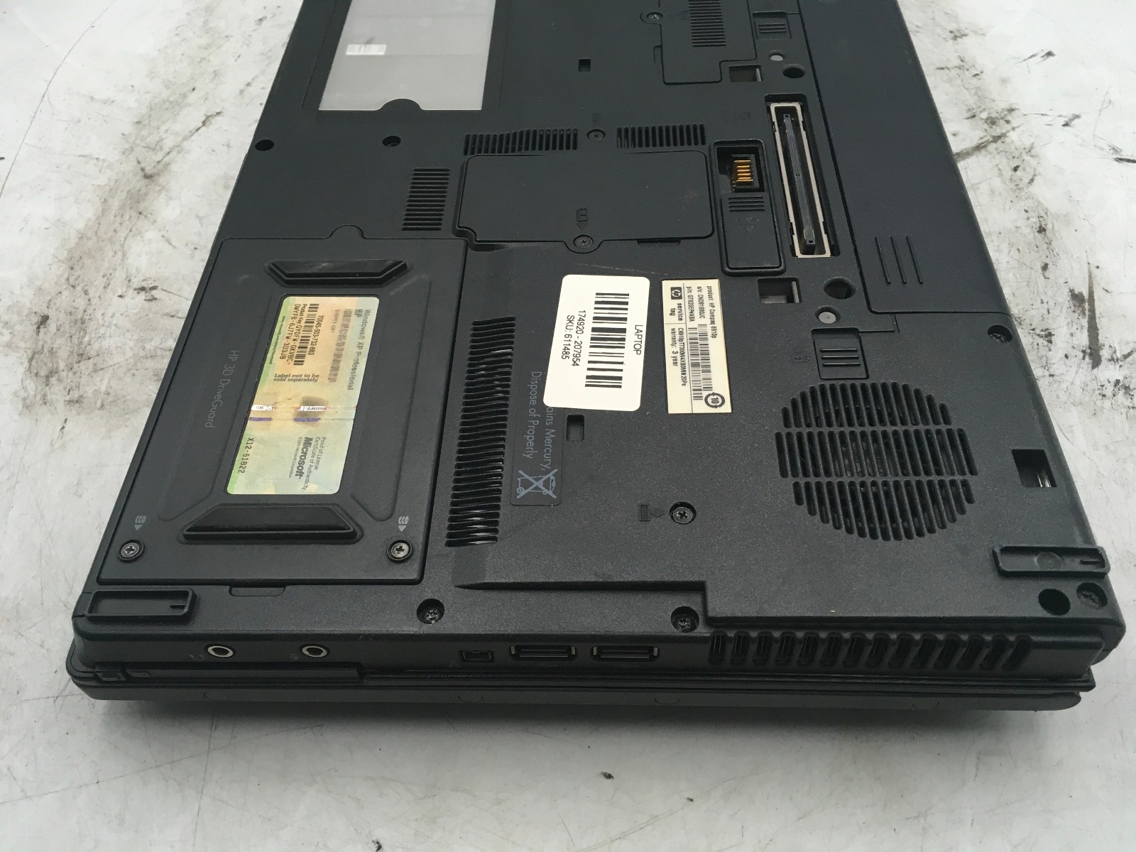 HP COMPAQ 6910P – BOOTS TO BIOS – INTEL T7300 – 2GB RAM – 14″ – READ DESC – BB