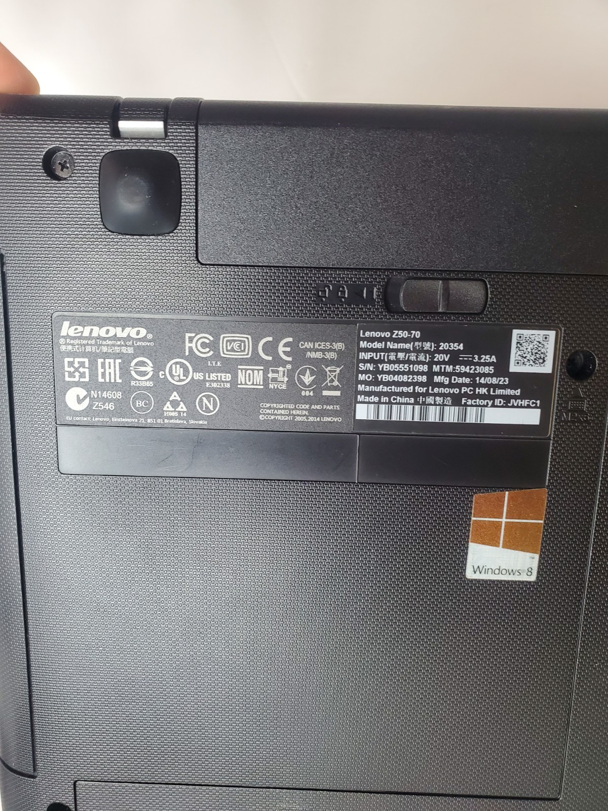 FOR PARTS REPAIR Lenovo IdeaPad Z50-70 intel i7 16GB RAM Nvidia GeForce laptop