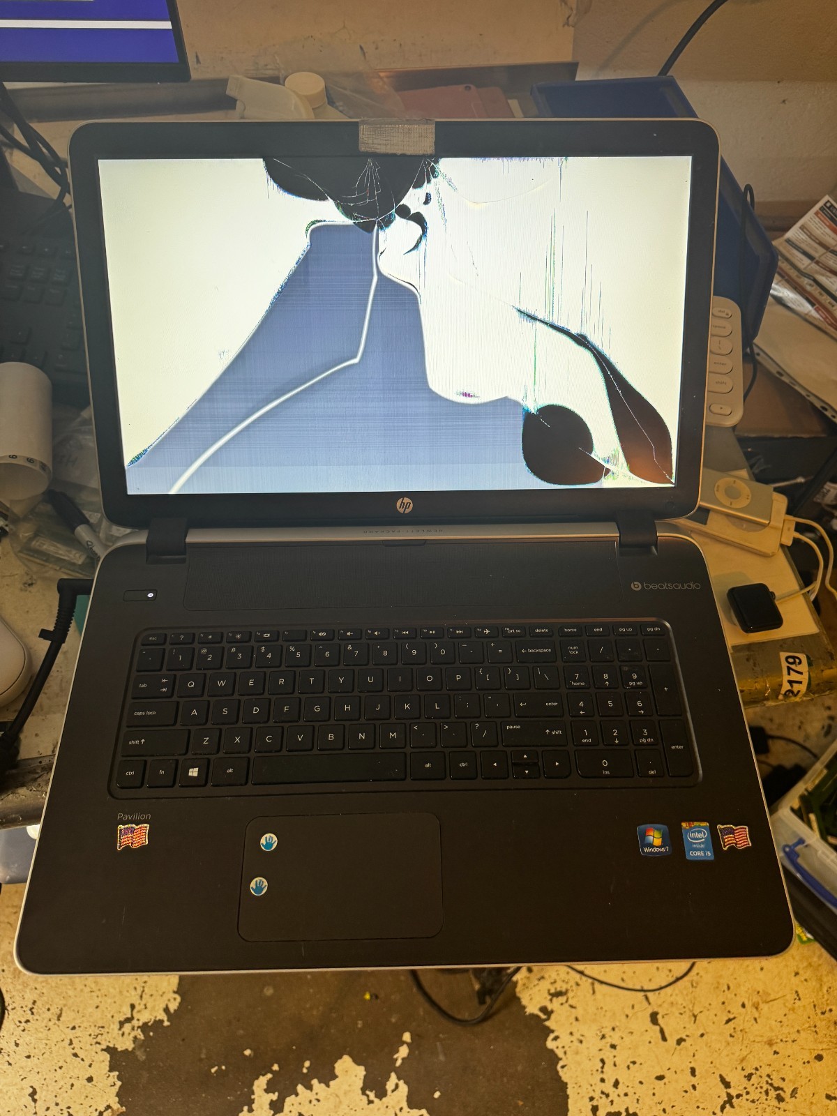 HP Pavilion 17 Intel Core i5 Laptop for Parts/Repair #6045