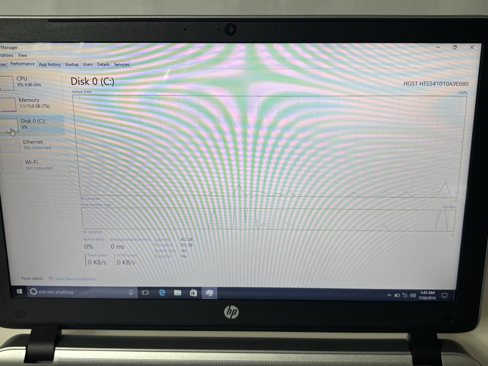 HP Envy 15t-k000 15.6″ Laptop i7-4710HQ 2.50GHz 16GB Ram 1TB HDD Win 10 Home