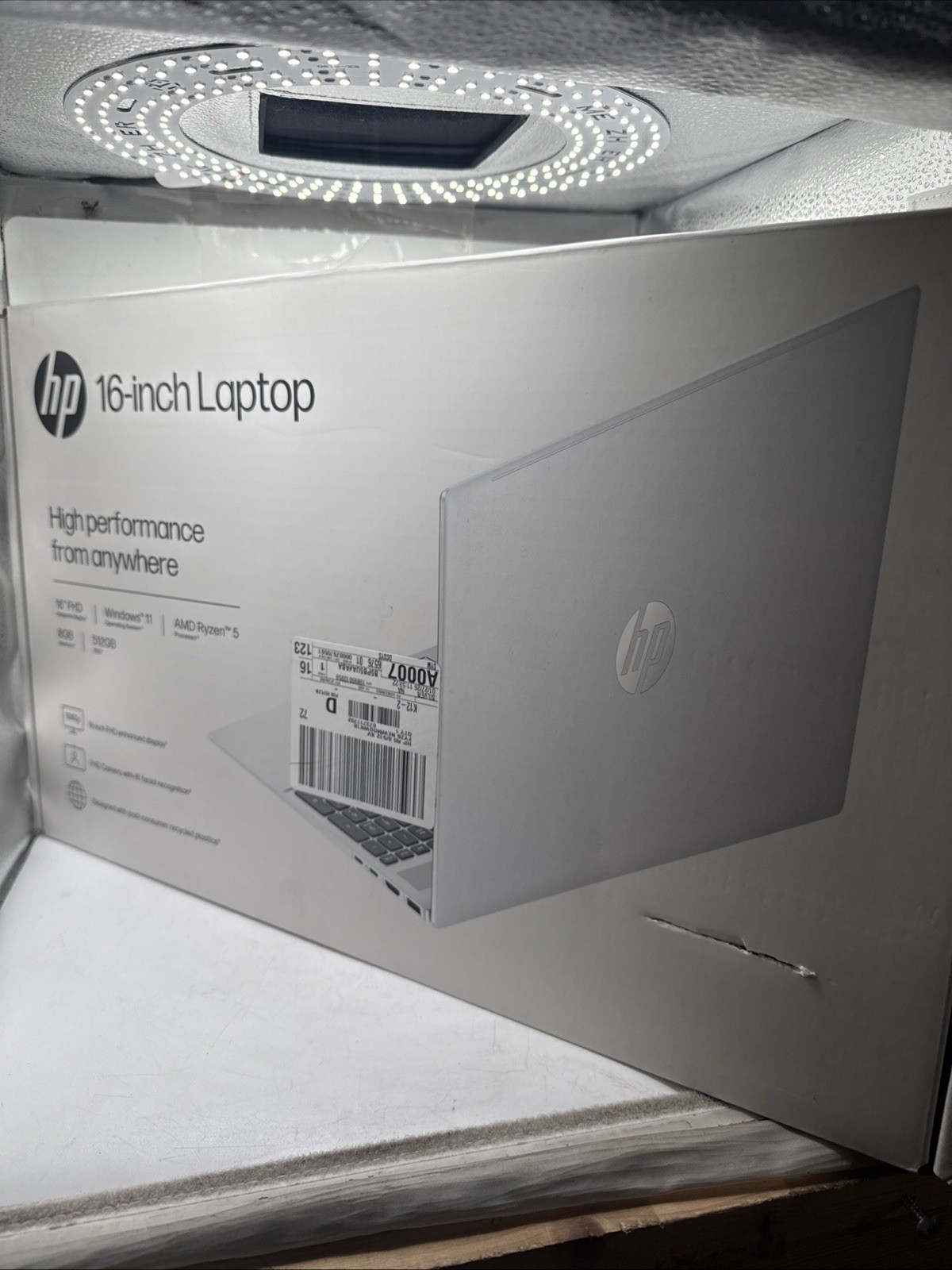 hp 16-bc1052wm OmniBook 5 16″ 2K Display, Ryzen 5 8540U, 512GB SSD Brand New