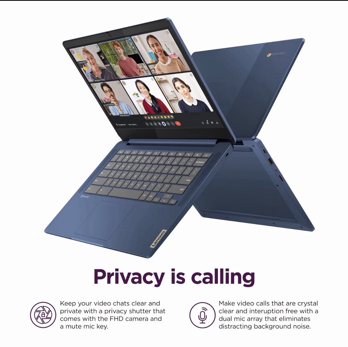 Lenovo Slim 3 Chromebook 14″ Touch (64GB eMMC, MediaTek Kompanio 520 Series