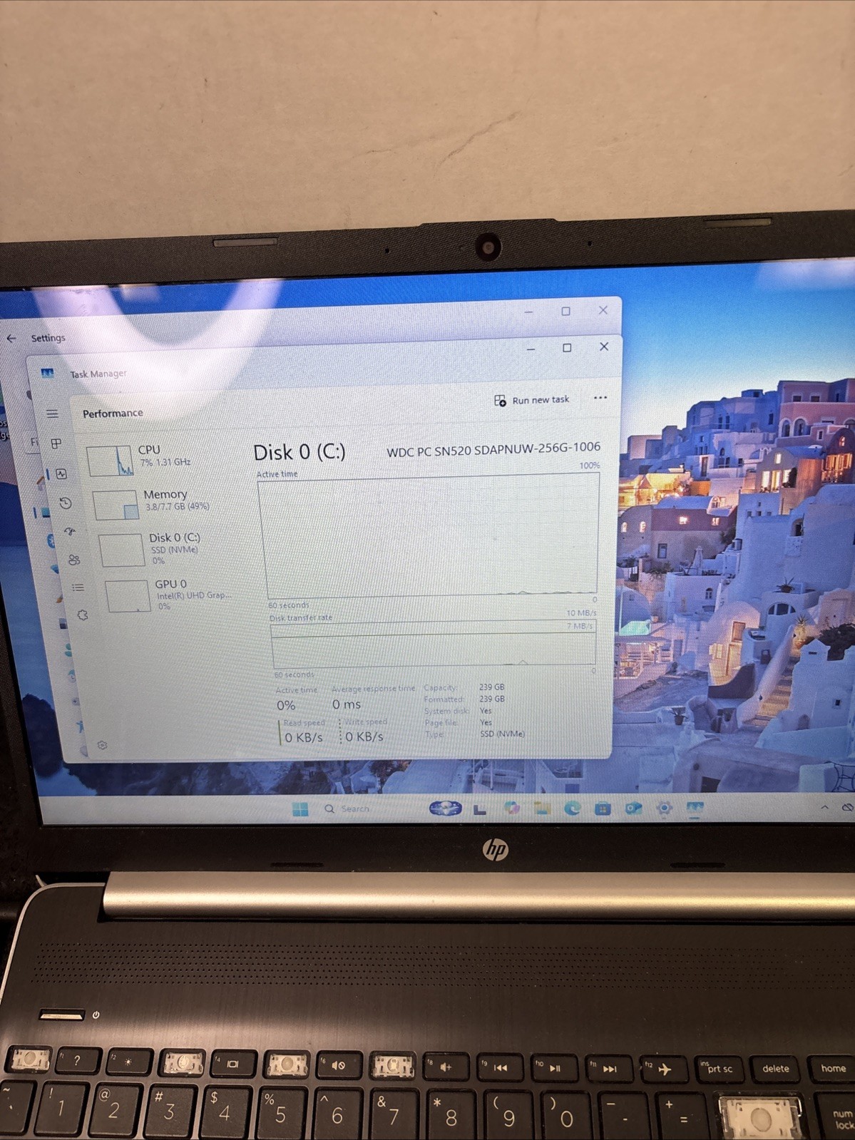 HP 15 Laptop 15-dy1731ms 15.6″ i3-1005G1 8GB 256GB SSD Touchscreen WIN 11H