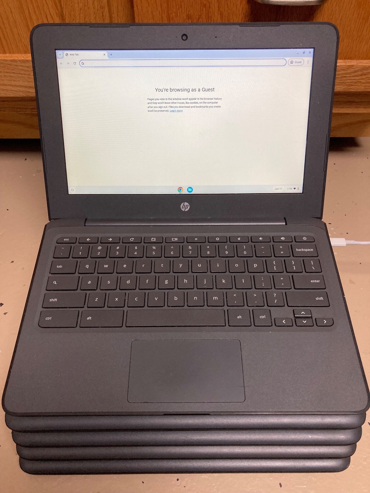 *LOT OF 5* HP Chromebook 11 G6 EE – 16GB SSD, 4GB RAM – Model 3NU57UT