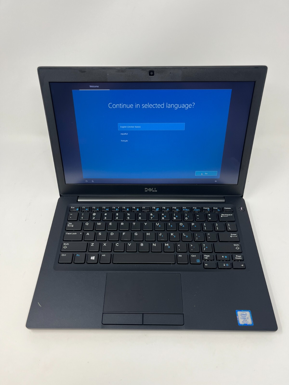 DELL LATITUDE 7290 I7-865OU @ 1.90GHZ 8GB RAM 256 HD