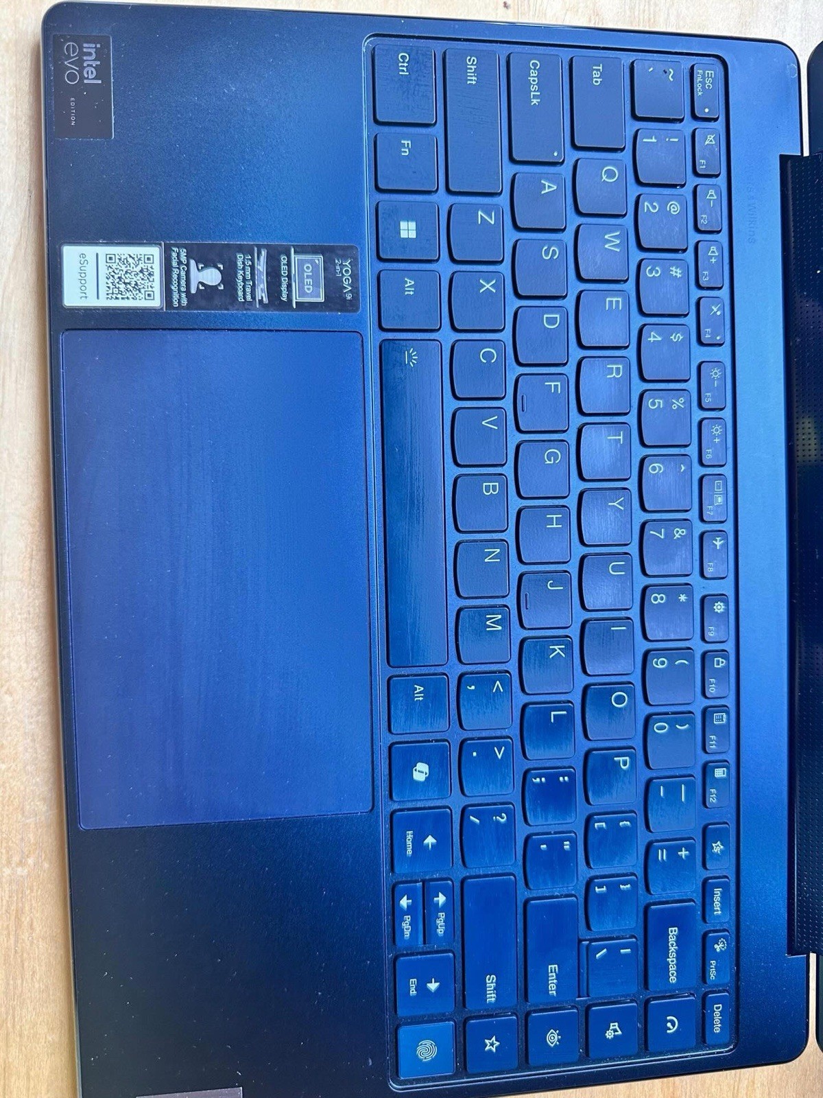Lenovo Yoga 9 14in Blue 2-in-1 Laptop Windows 11 Intel Evo Webcam