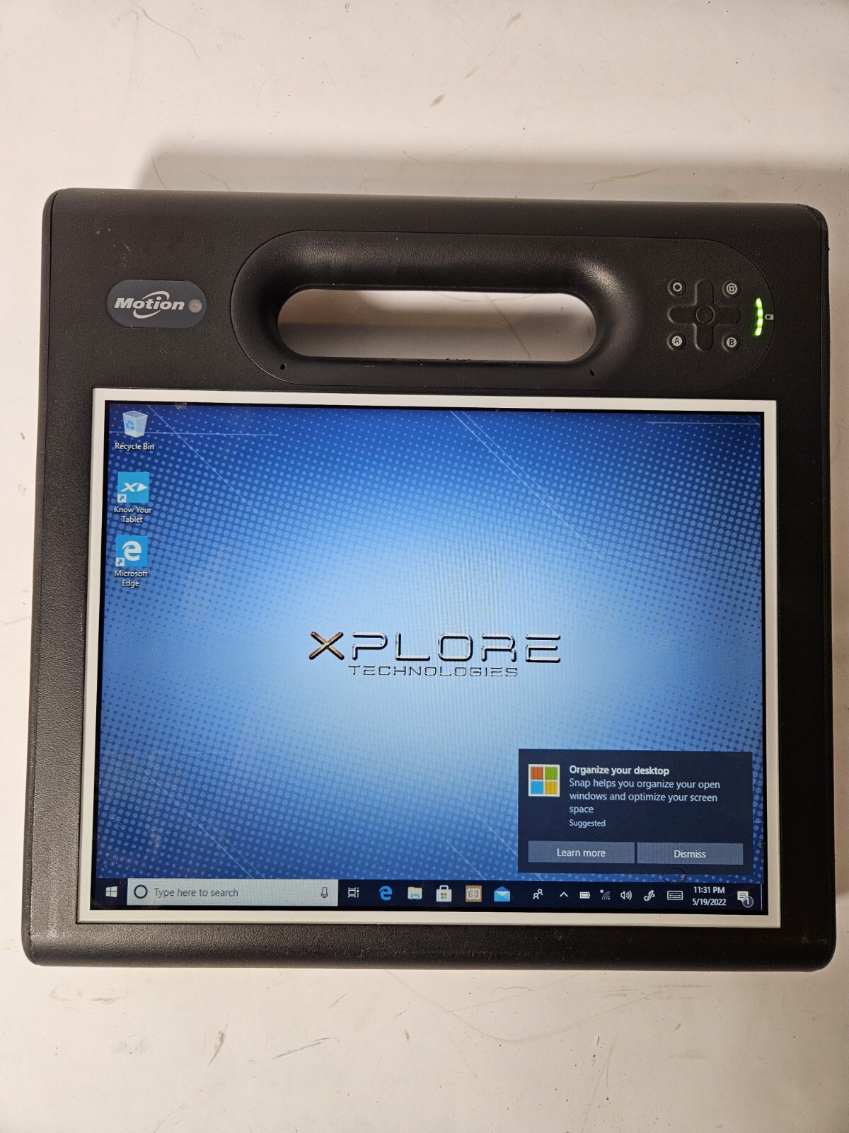 Motion Xplore MC-F5m CFT-004 Tablet PC i5-5200U | 8GB Ram | 128GB SSD | Win10P