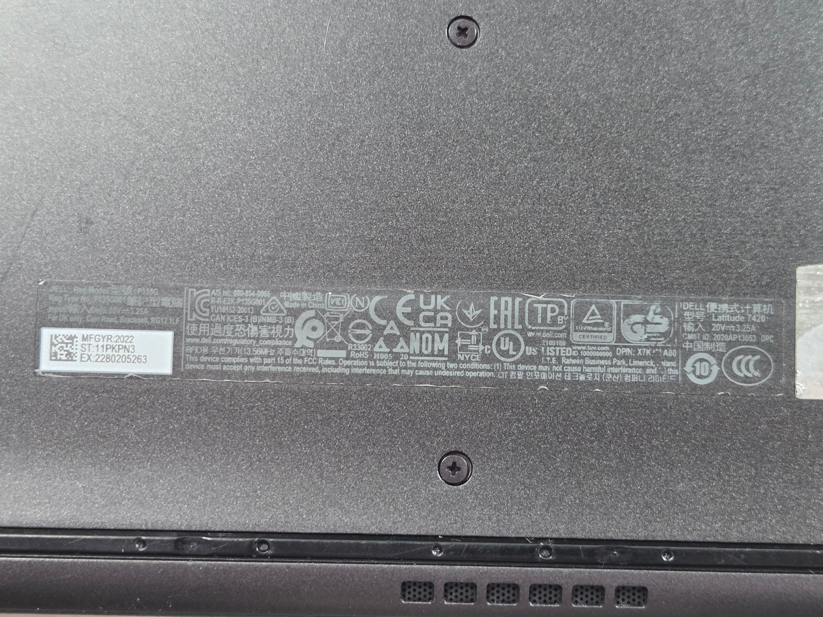Dell Latitude 7420 14″ Intel Core i5-1145G7 2.60GHz 16GB RAM 512GB SSD Laptop