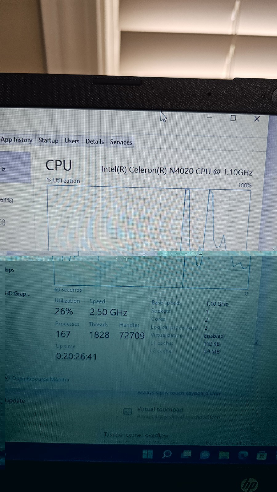 Hp Laptop 14-dq0032dx Win 11 Pro, With Charger