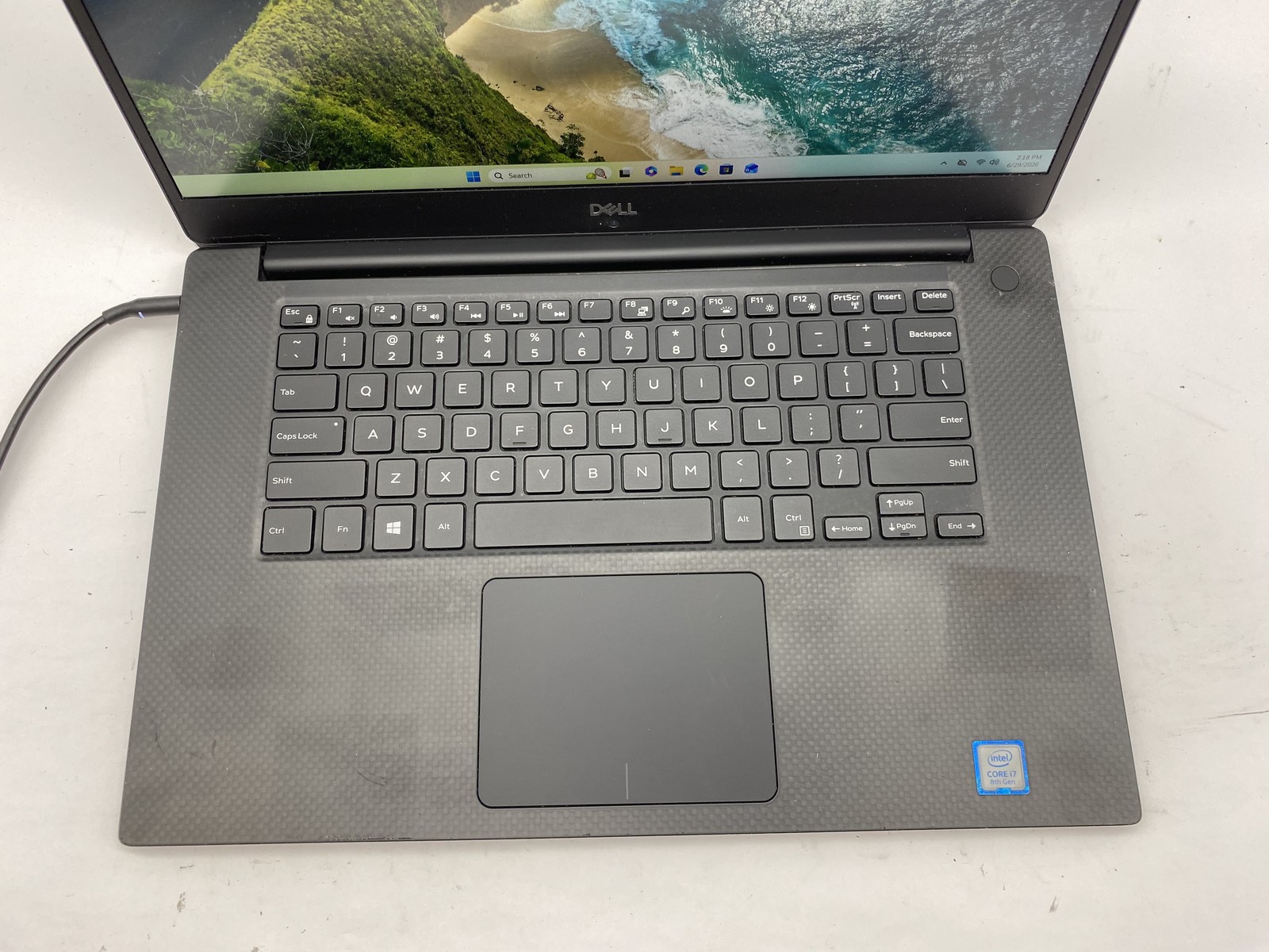 Dell XPS 15 9570 Laptop Core i7 8750H 2.2GHz 16GB RAM 240GB SSD W11P 1050Ti
