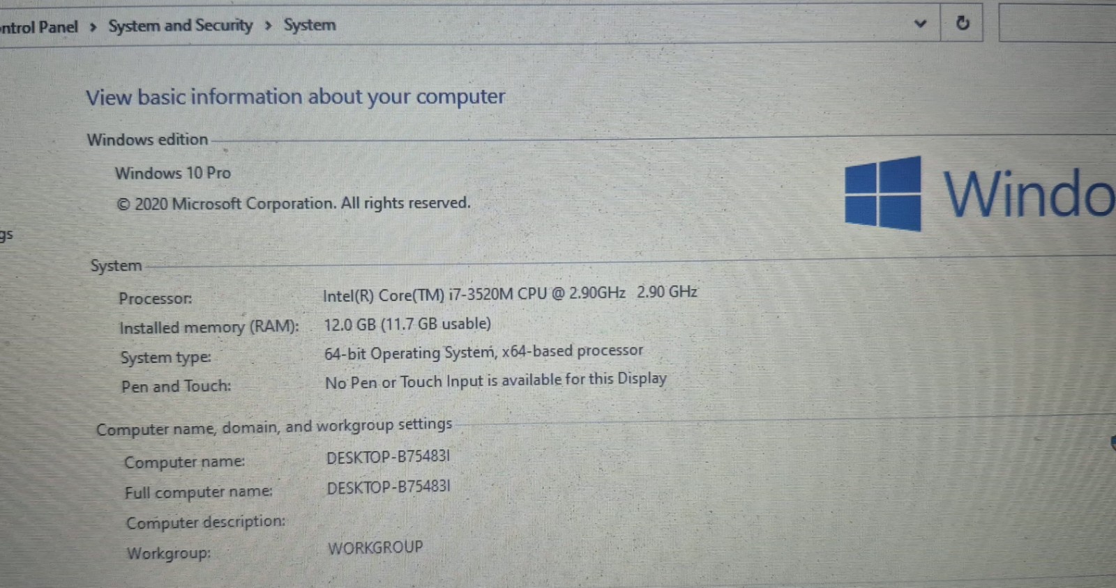 Lenovo T430 Laptop i7 3520M 2.9ghz 12Gb 450gb Sata Win 10 + Ac Power Adapter(