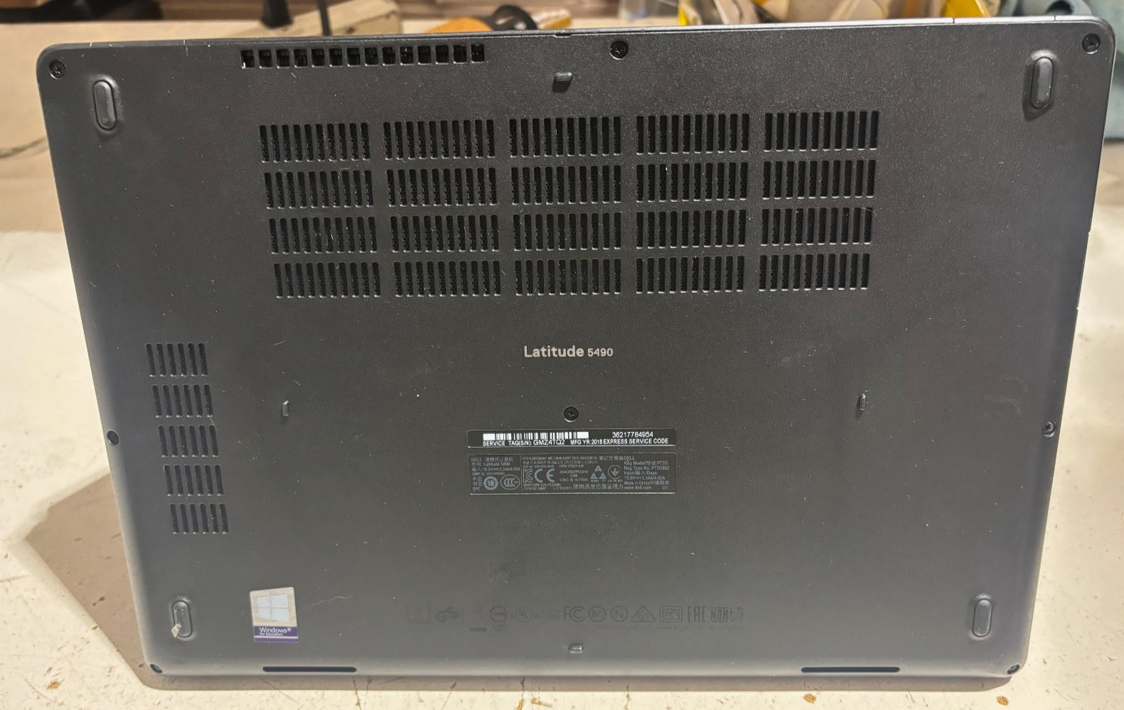 Dell Latitude 5490 14″ Intel i5-8250U 1.6GHz 8GB 128GB SSD Windows 11 Pro