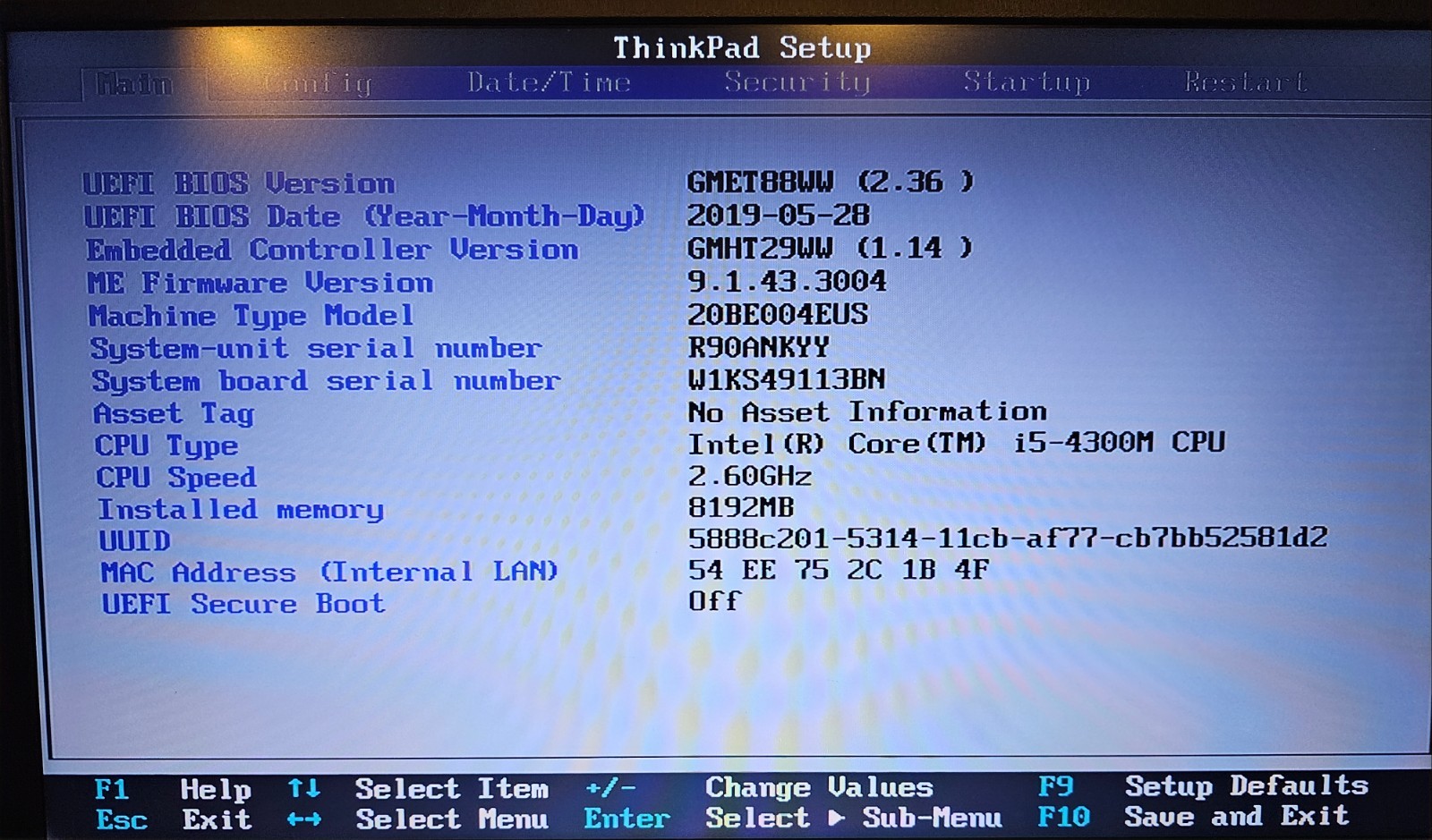 Lenovo ThinkPad T540p 15.6″ Core i5 4300M 2.6GHz 8GB RAM 500GB SSD Win 11 Pro