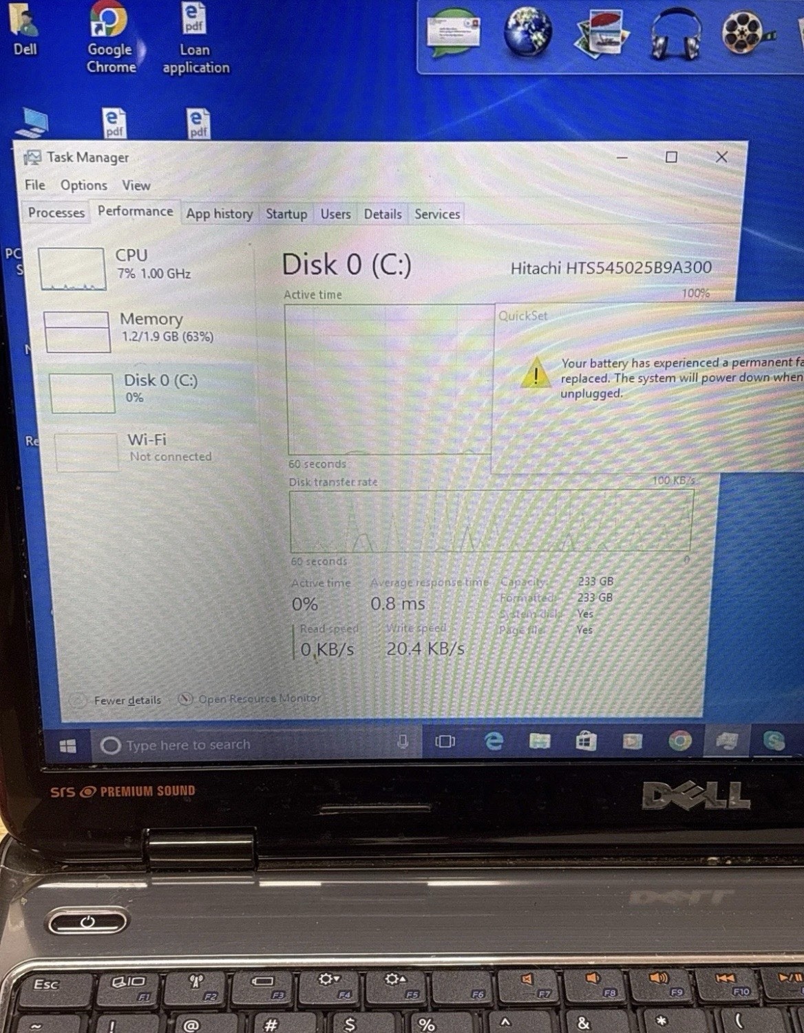 Dell Inspiron N5010 15.6″ Pentium P6100 2GB Win10 HDD 250-499GB Charger