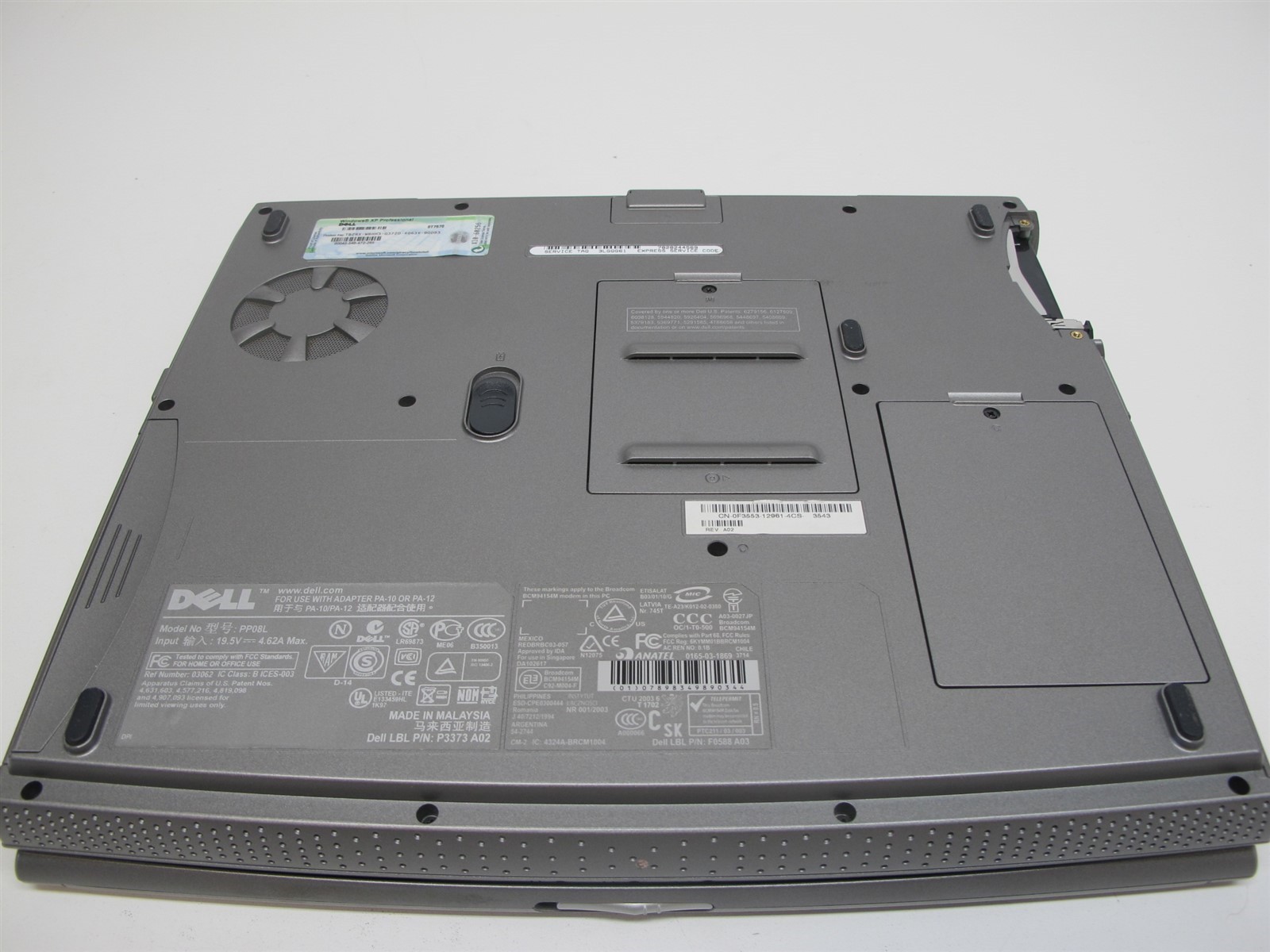Dell Inspiron 1150 Laptop PP08L Intel Celeron 2.60 GHz No Ram No HDD – Damaged