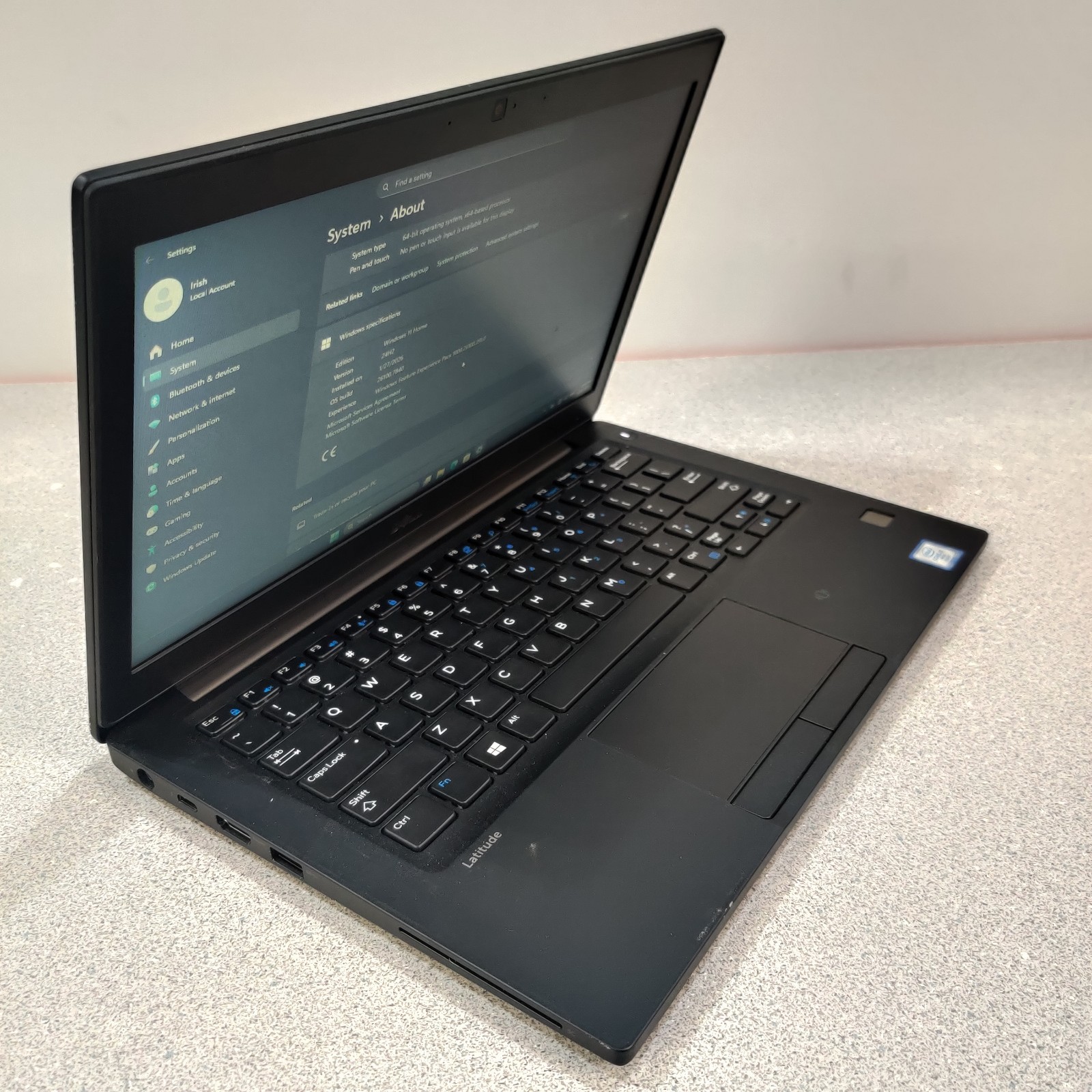 Dell Latitude 7280 I7-6600U 256GB M.2 16GB RAM Win11Home – NO AC ADAPTER