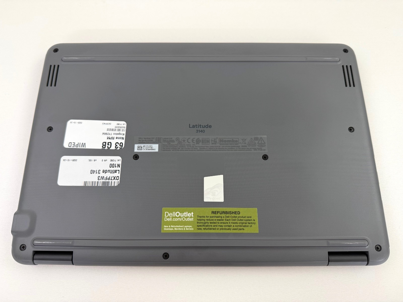 Dell Latitude 3140 11.6″ N100 0.8GHz 4GB RAM 64GB eMMC *NO OPERATING SYSTEM*