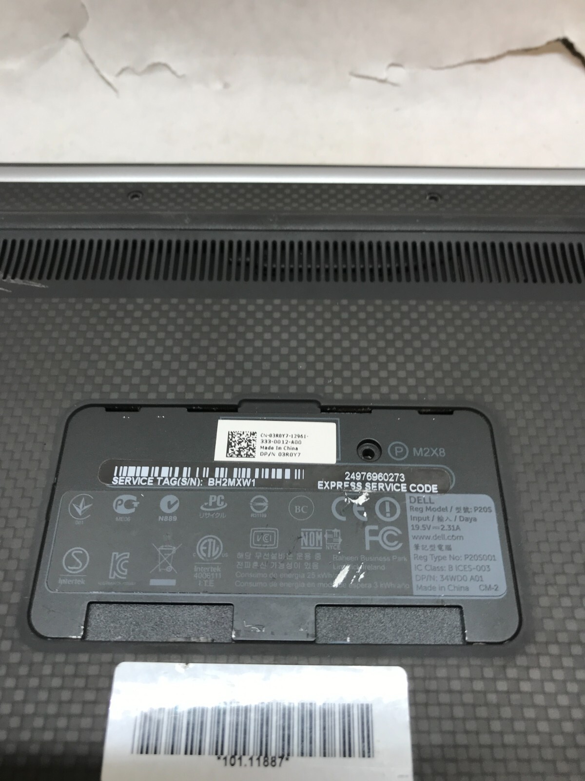 Dell XPS 12 9Q23 12″ Laptop Intel i7-3537U 2.0GHz 8GB RAM NO SSD For Parts – DW