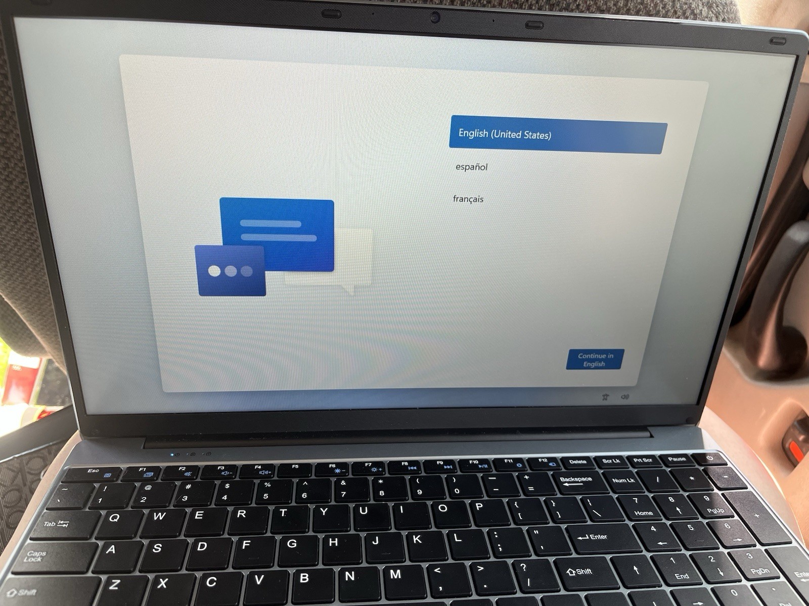 Intel Celeron Laptop 15.6” 4 GB Model Number M15-N