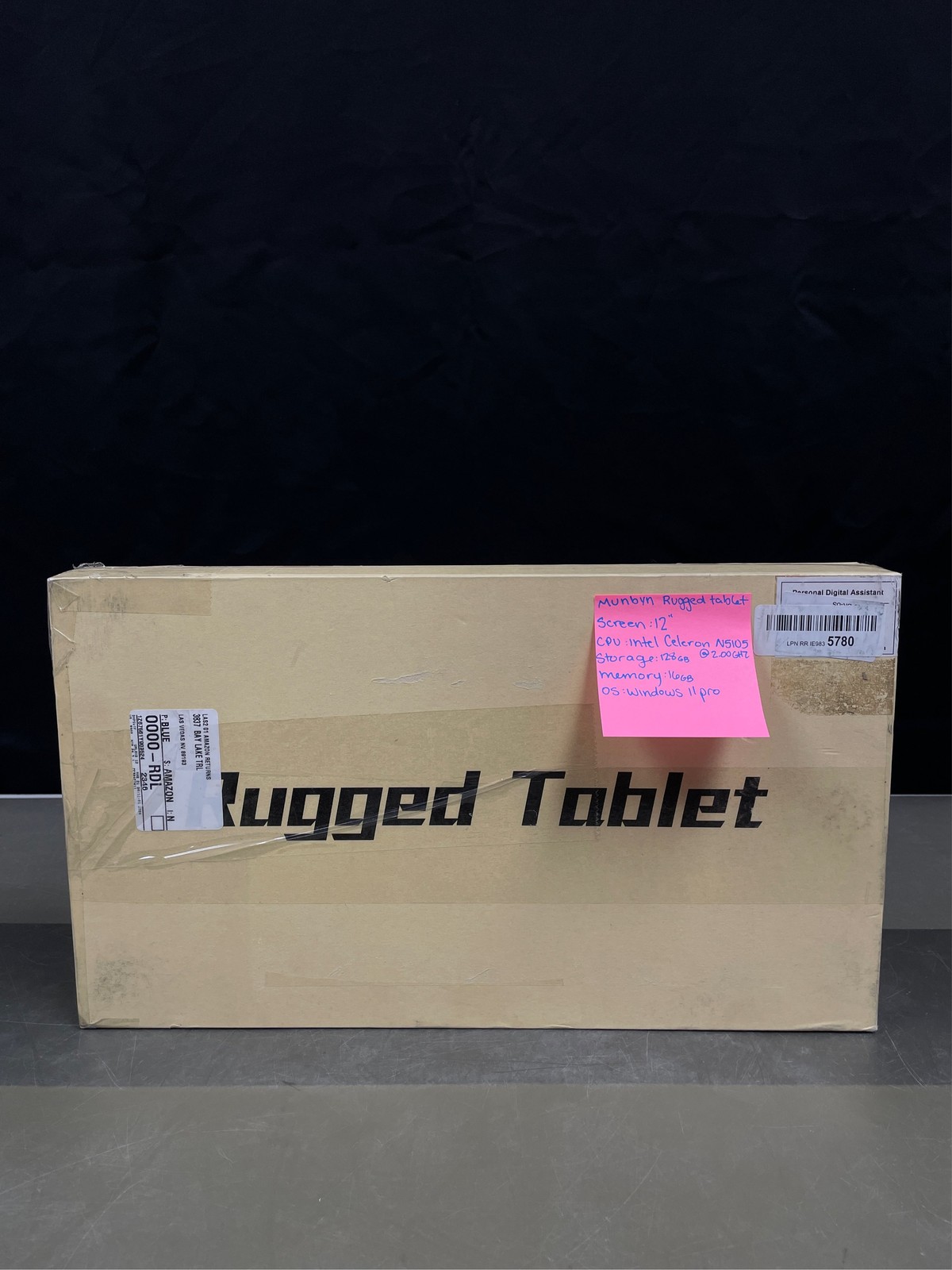 MUNBYN Rugged Windows Tablet IRT09, 12.2″ Windows 11 Pro, Intel N5105, 16GB+128G