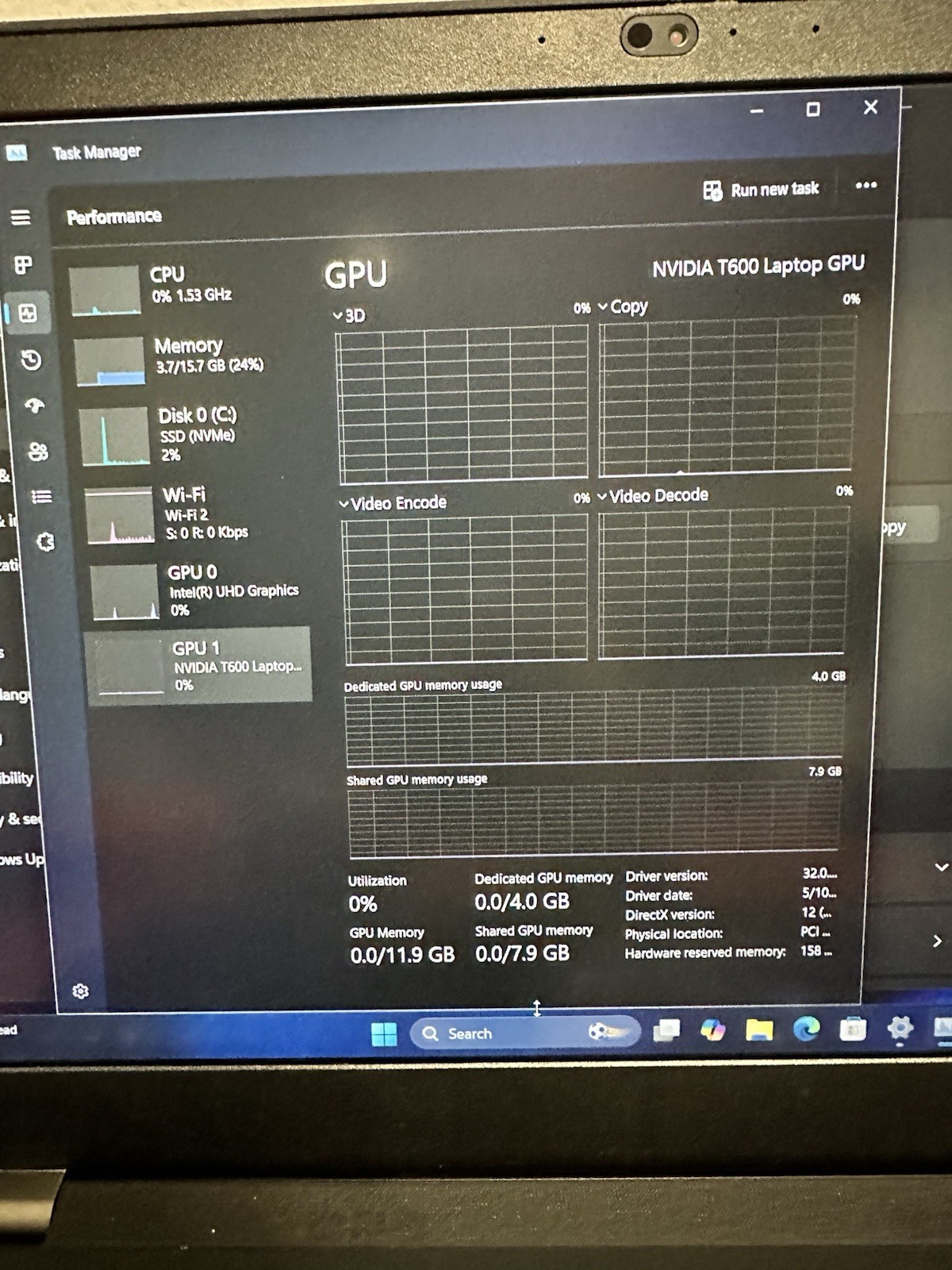 Lenovo Thinkpad P15v Gen 3 i7-12700H 512GB SSD 16GB DDR5 NVIDIA T600 W11P