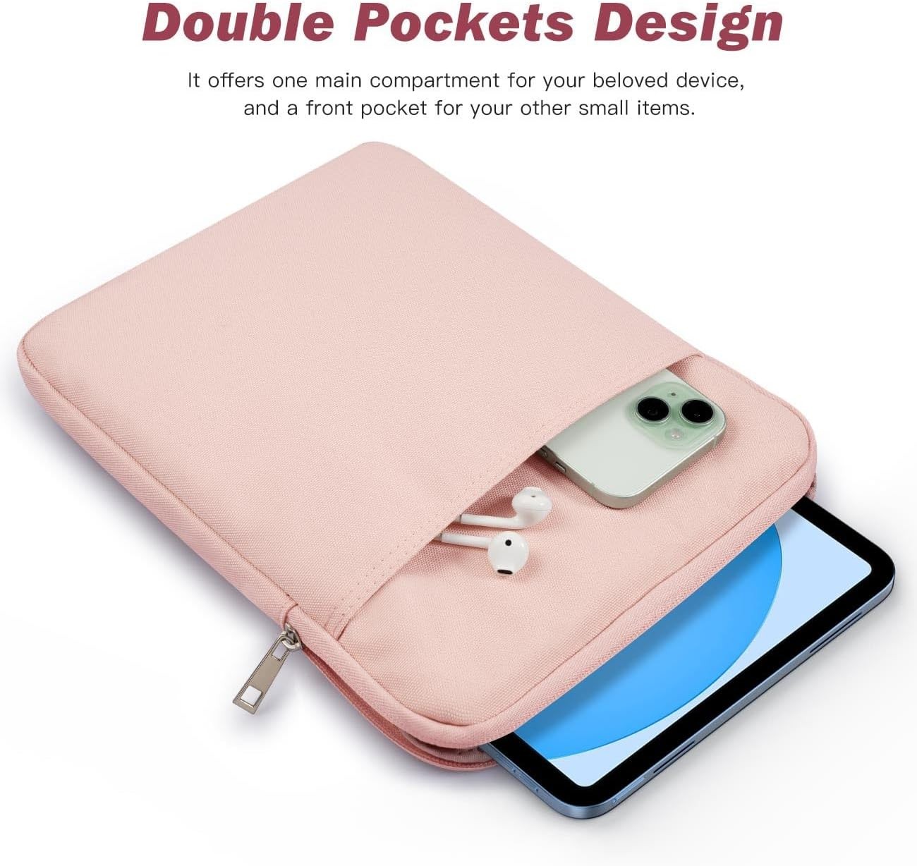9-11 Inch Tablet Sleeve Bag Carrying Case for iPad (A16) 11th Gen 11″ and More