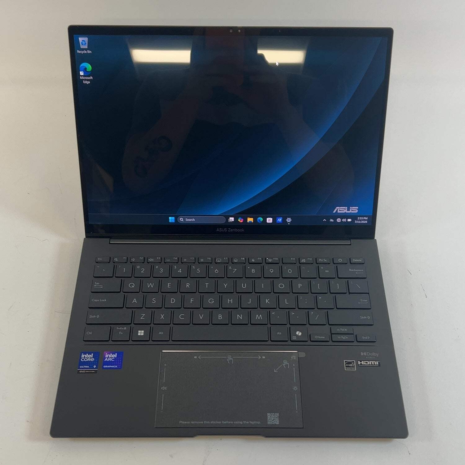 Asus Zenbook 14 UX3405C 14″ Core Ultra 9 285H 2.9GHz 32GB RAM 1TB SSD