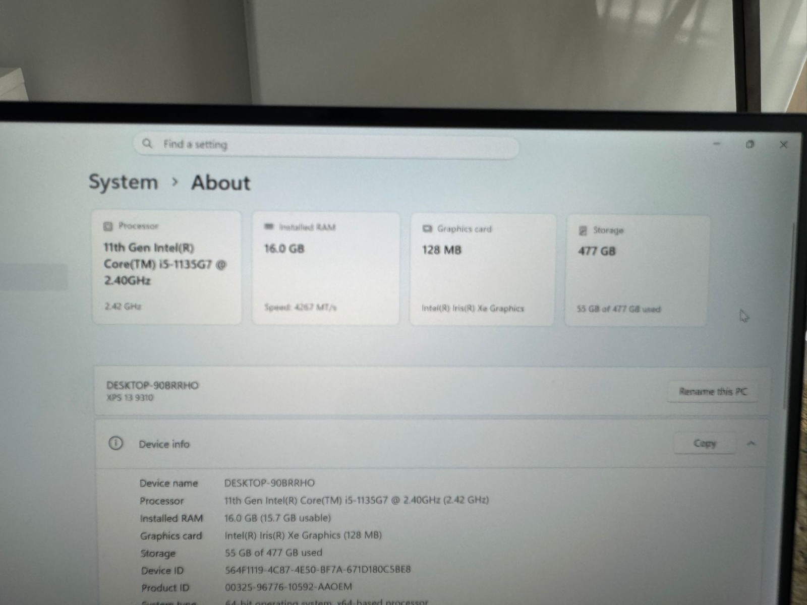 Dell XPS 13 9310