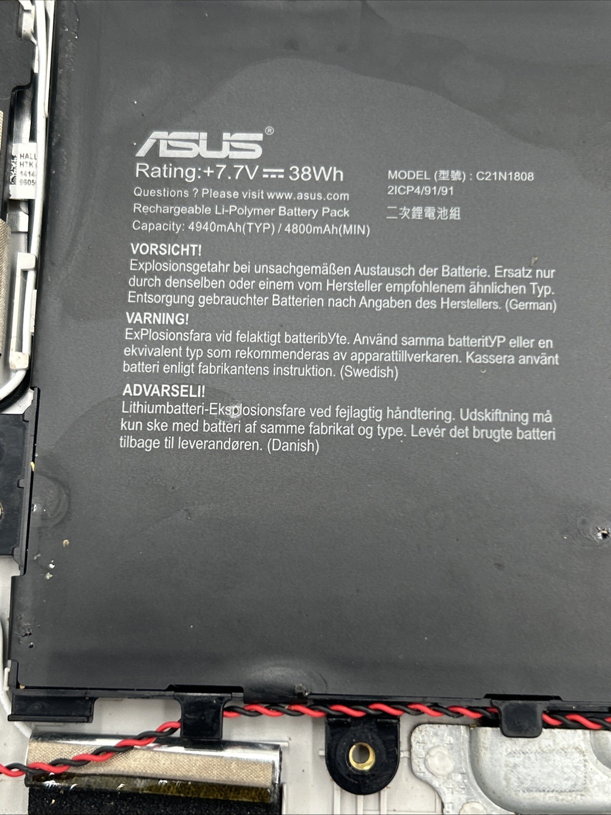 ASUS C423NA 14″ Chromebook Intel Celeron N3350 Laptop BAD Motherboard AS-IS