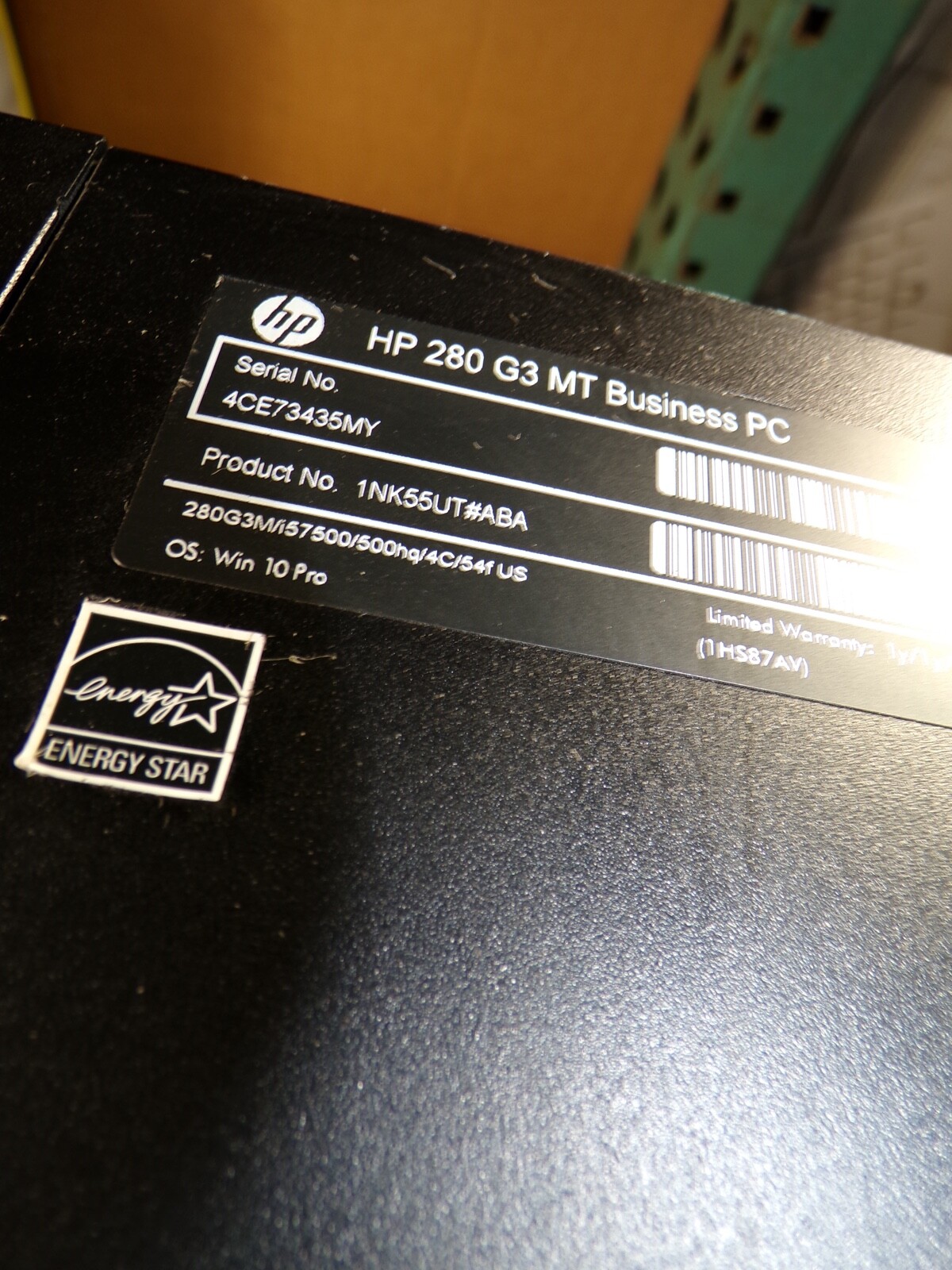 HP 260 G3 INTEL CORE I5 7TH GEN 16GB RAM **NO HD/ NO CADDIE/ NO OS/ NO CHARGER *