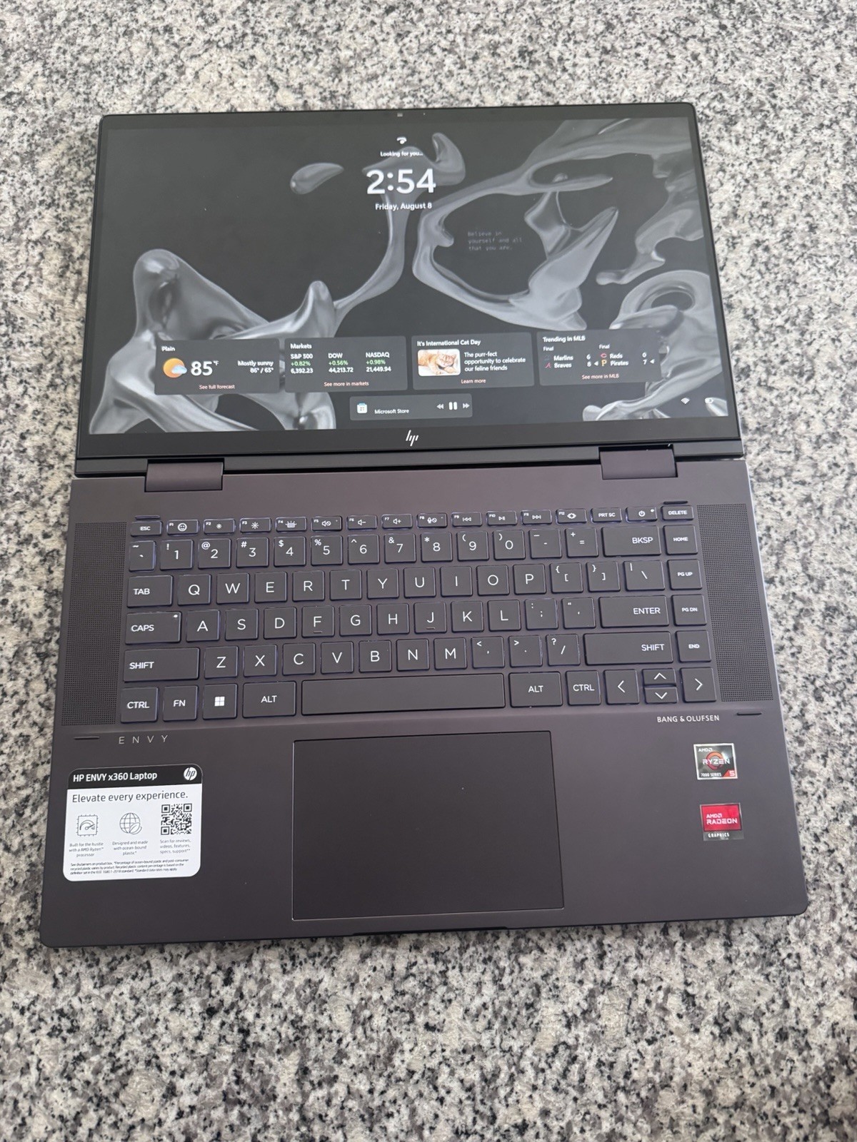 HP ENVY x360 15.6″ (256GB SSD, AMD Ryzen 5, 4.30 GHz, 8GB) Laptop – Black