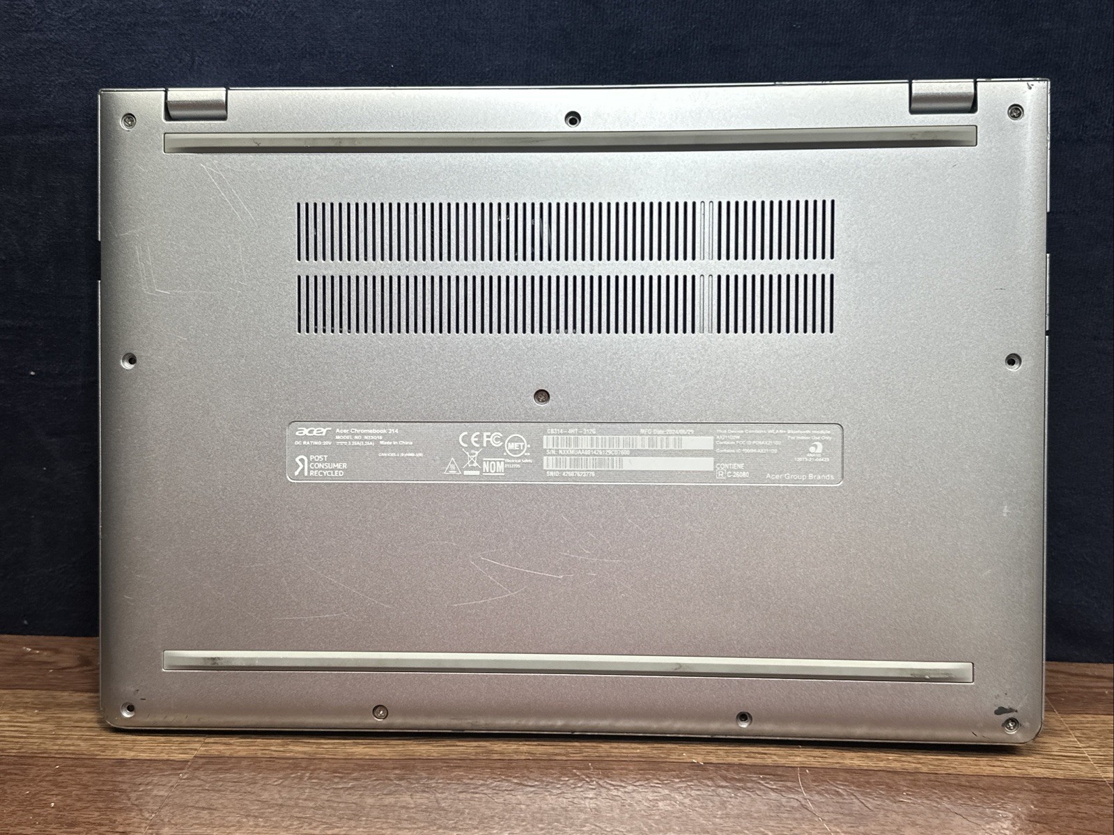 Acer Chromebook N23Q18 Tested LCD Screen w/ Chassis & Battery-No Motherboard