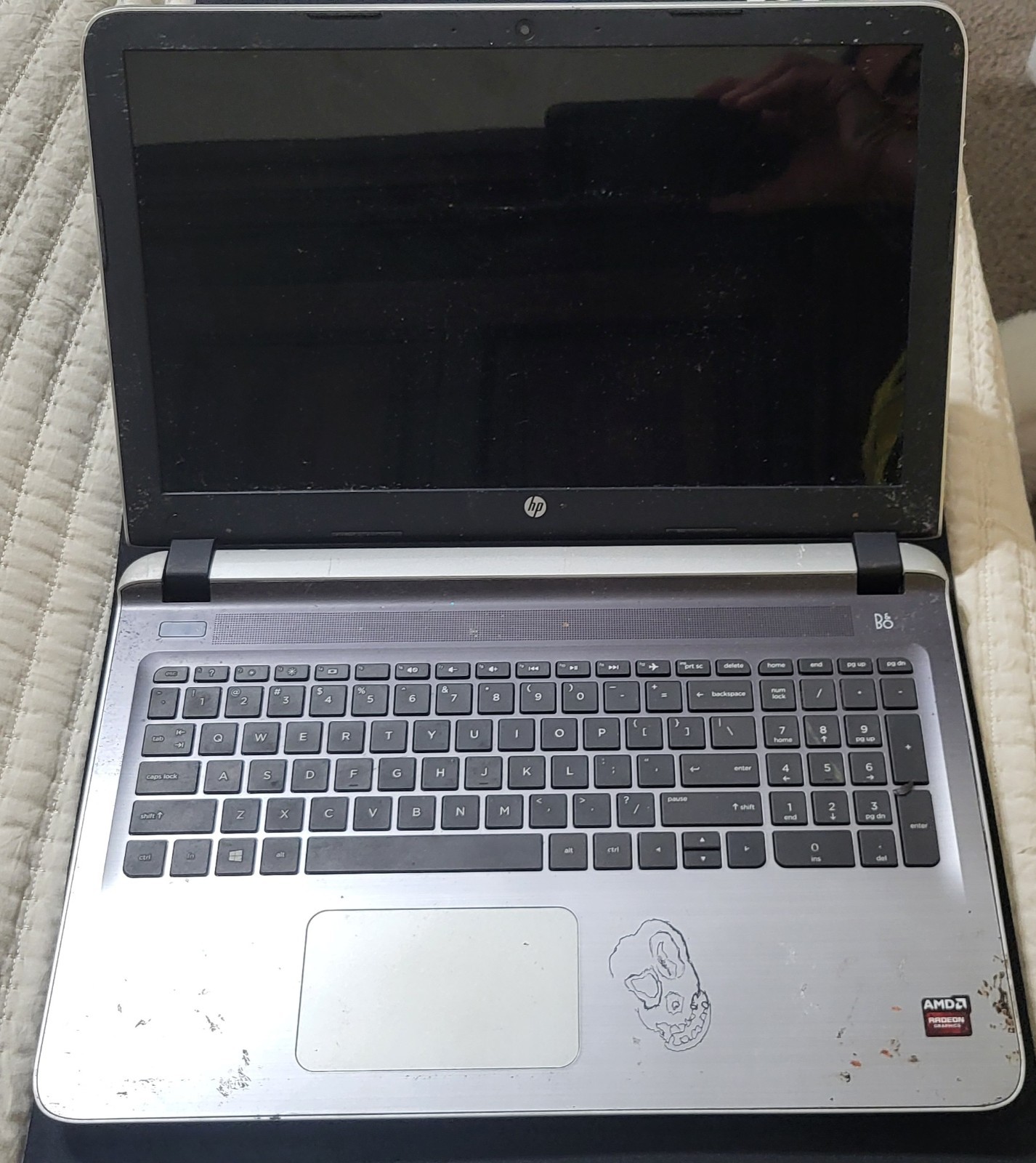 Damaged laptops, unknown condition. storage unit find. 3 Chromebooks, 2 laptops.