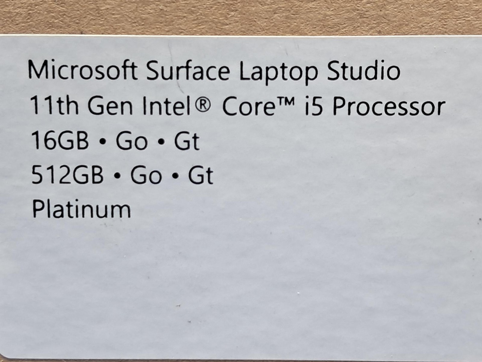 Microsoft Surface Laptop Studio i5-11300H 16GB 512GB SSD 14.4″ Touch Windows 11